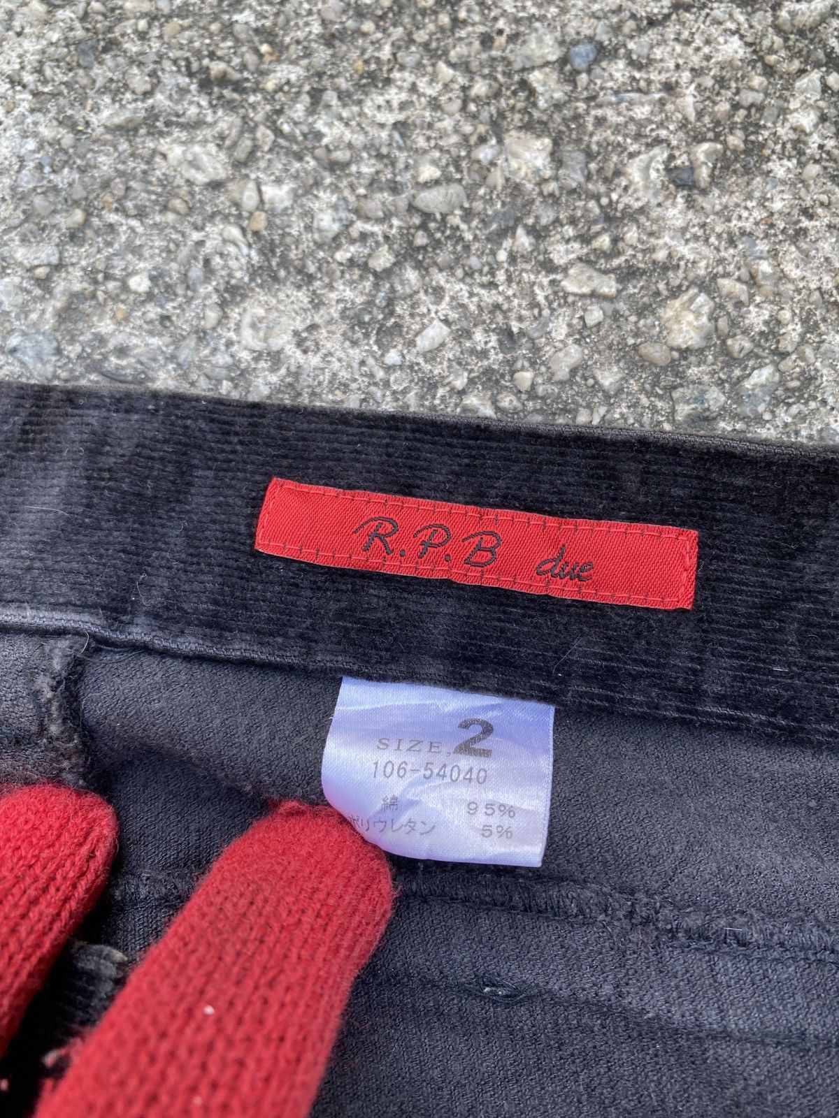 Japanese Brand R.P.B Due Corduroy Low Rise Flare Pant Size US 28 / EU 44 - 15 Thumbnail