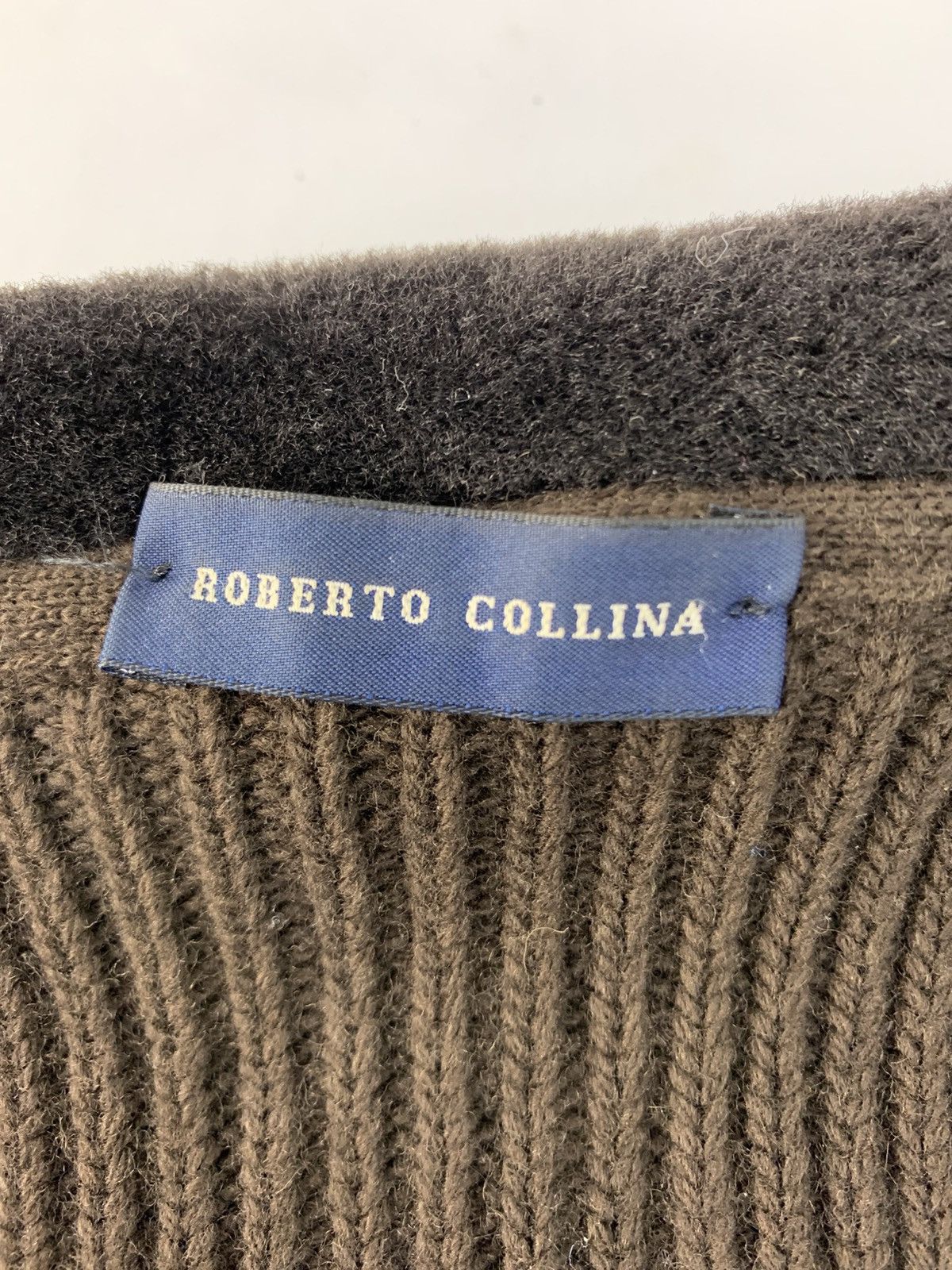 Roberto Collina Roberto Collina Sheep Skin Leather Knit Made in Italy Bomber Size S / US 4 / IT 40 - 6 Thumbnail