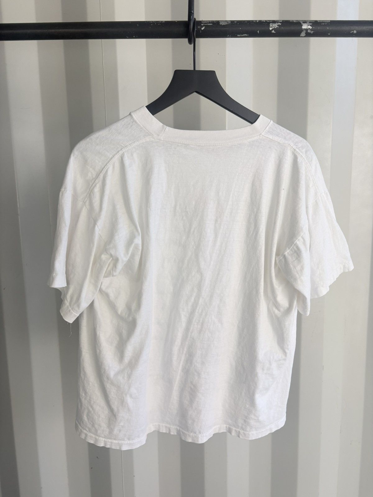 Vintage Thrashed Ten Commandments Faded Distressed Shirt GRUNGE Boxy Size US L / EU 52-54 / 3 - 3 Thumbnail