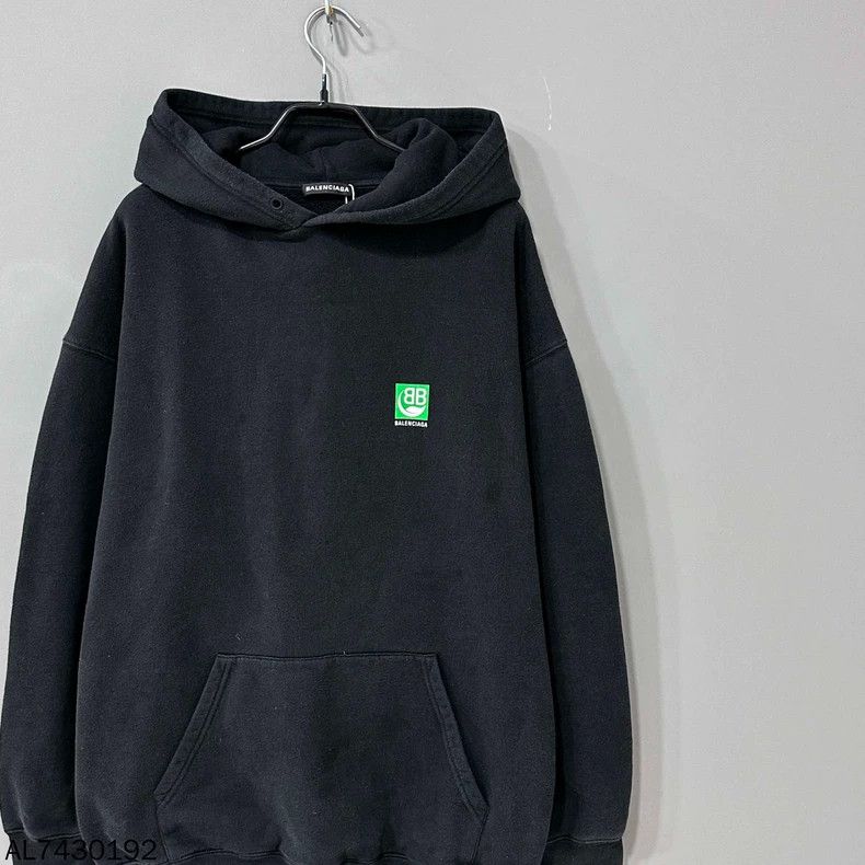 Balenciaga Balenciaga Eco-friendly printed hoodies 2501-Nextarrow Size US XL / EU 56 / 4 - 3 Thumbnail