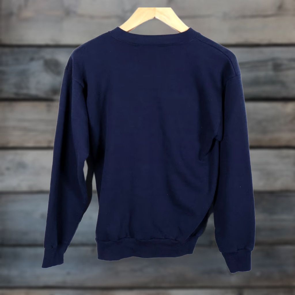 Tultex VINTAGE Tultex Eagle Sweatshirt Graphic Print Blue 50/50 1990s Nature Outdoors Mens Large Adult Medium 90s Retro Size US M / EU 48-50 / 2 - 1 Thumbnail