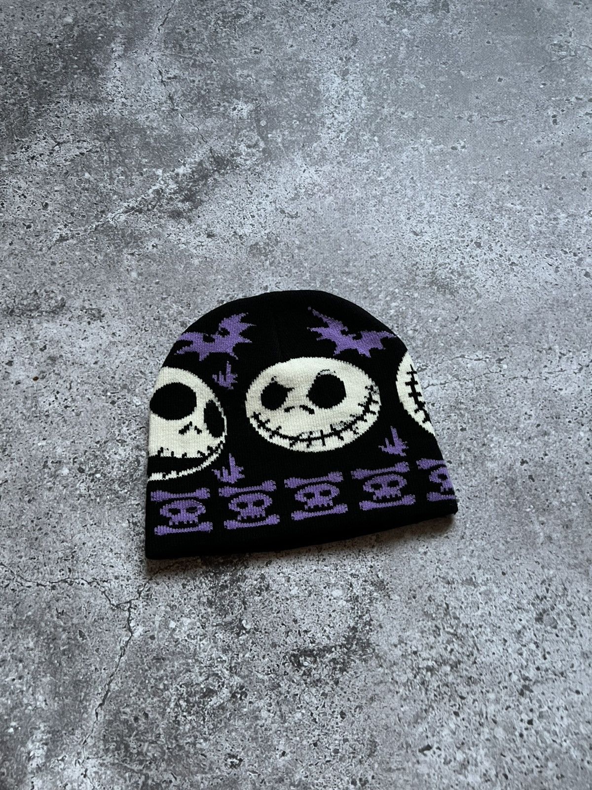 Vintage The Nightmare before Christmas Style Beanie Hat Size ONE SIZE - 1 Thumbnail