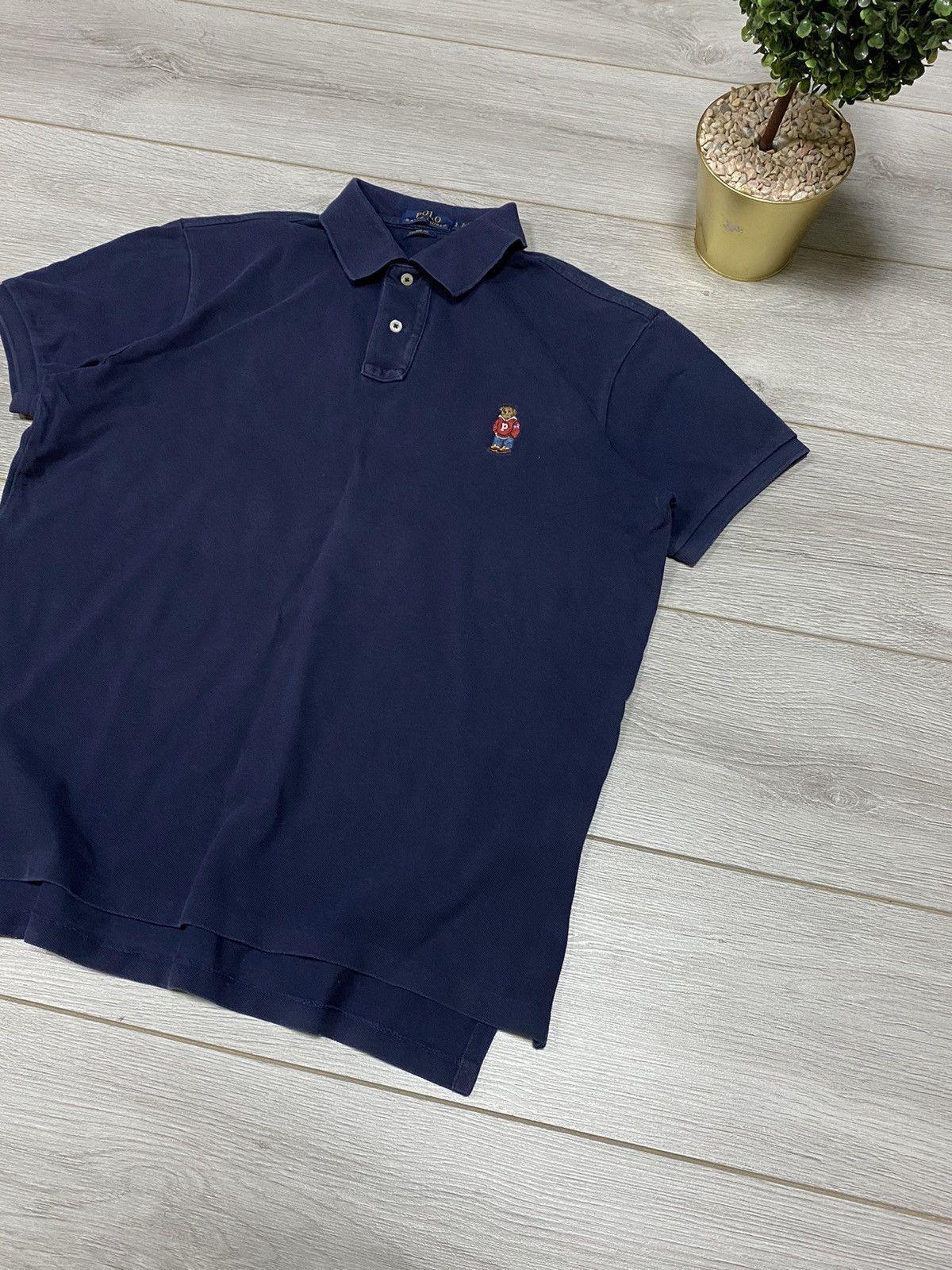 Polo Ralph Lauren POLO Bear Ralph Lauren vintage polo shirt Size US L / EU 52-54 / 3 - 1 Thumbnail