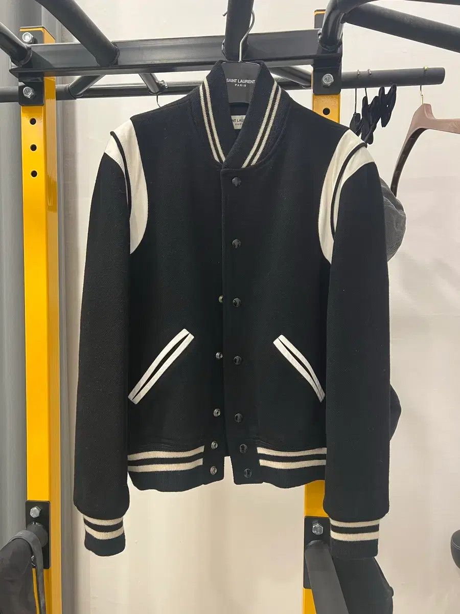Saint Laurent Paris Saint Laurent Teddy Varsity Jacket Size US S / EU 44-46 / 1 - 1 Thumbnail