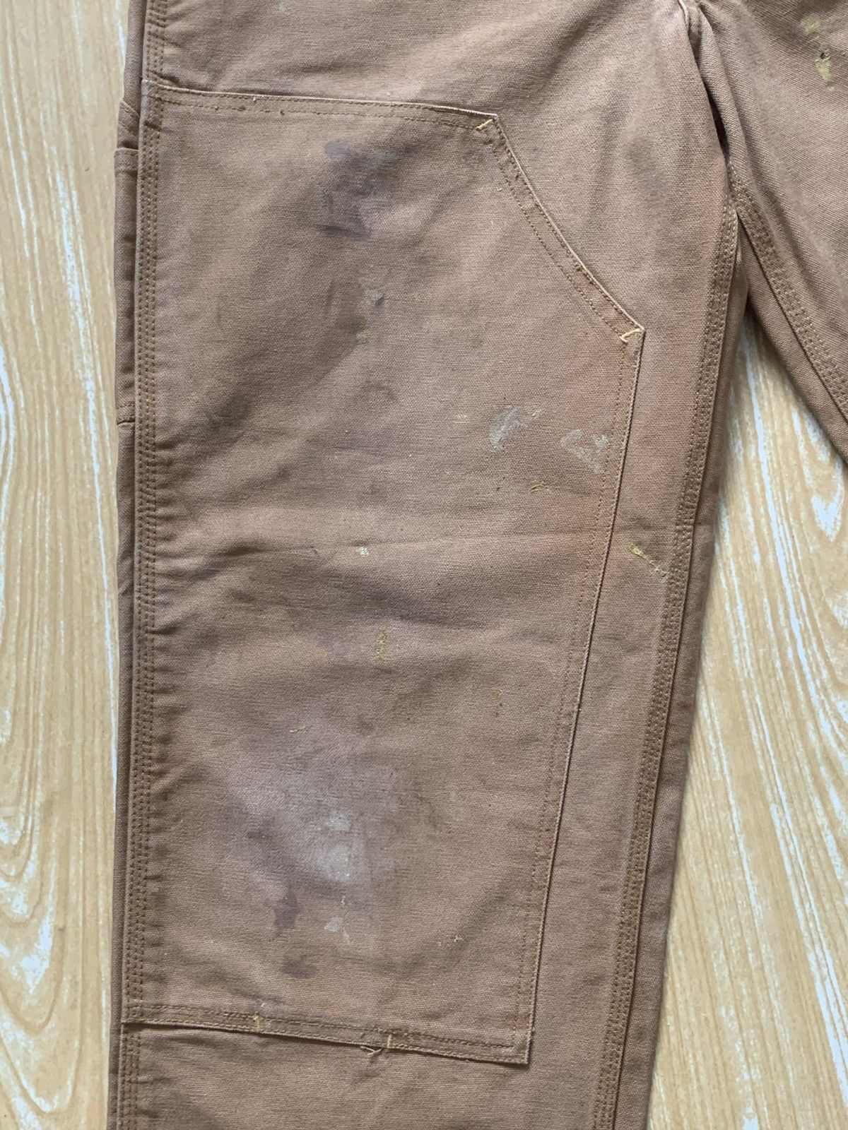 Japanese Brand Dirty Dakota Carpenter Double Knee Workwear Canvas Pants Size US 30 / EU 46 - 12 Thumbnail