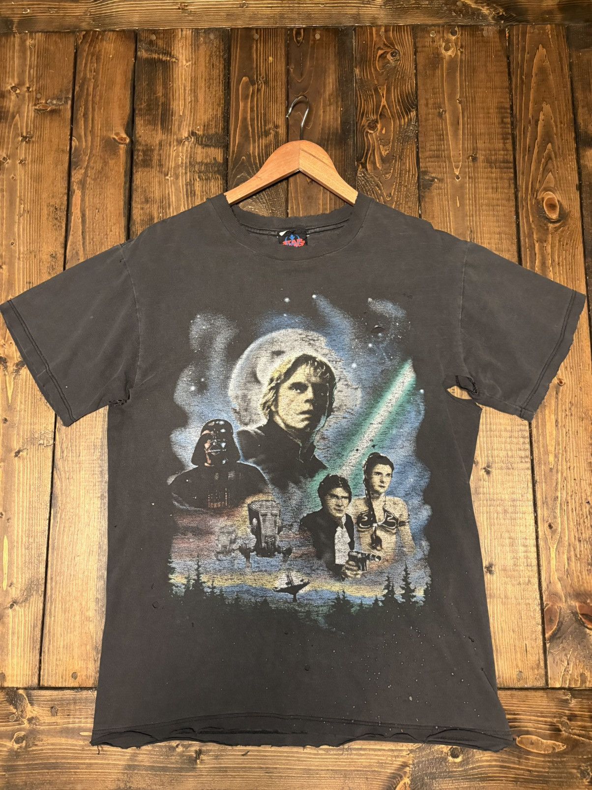 Star Wars 1997 Distressed Star Wars Special Editon Tee Size US L / EU 52-54 / 3 - 5 Thumbnail