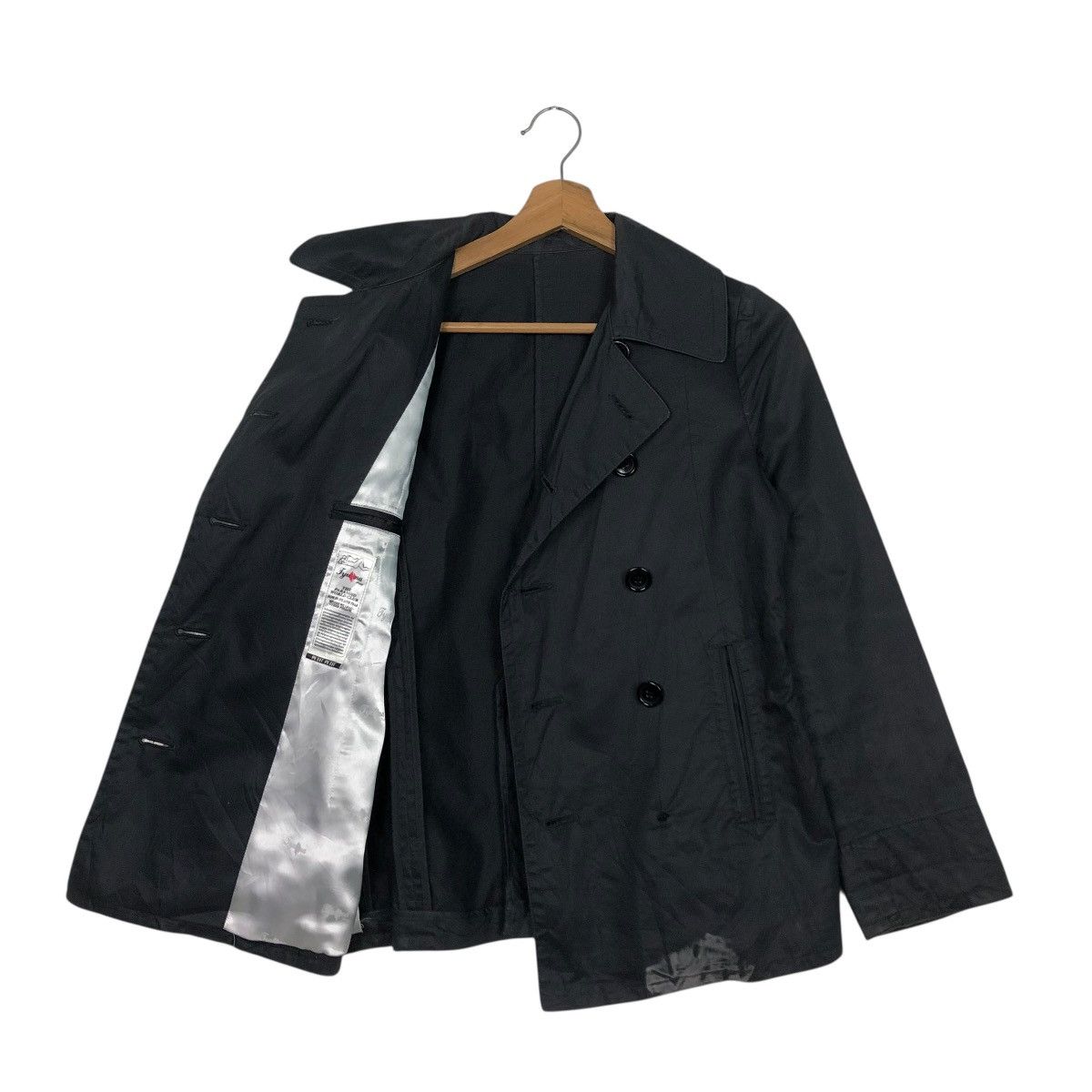 Japanese Brand 🔥CROPED BIKER JACKET DOUBLE BREAST TYU NA MADE IN JAPAN Size US S / EU 44-46 / 1 - 13 Thumbnail