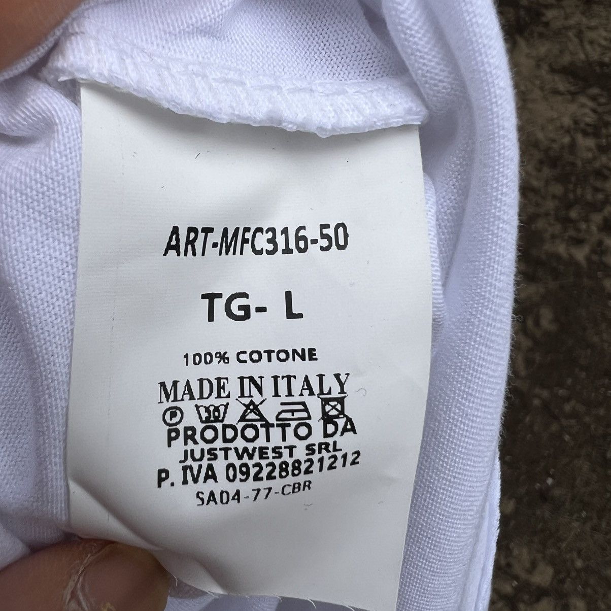 Other Justwest Chaos Mind Tee Made in Italy Graphic Sz L Size US L / EU 52-54 / 3 - 7 Thumbnail