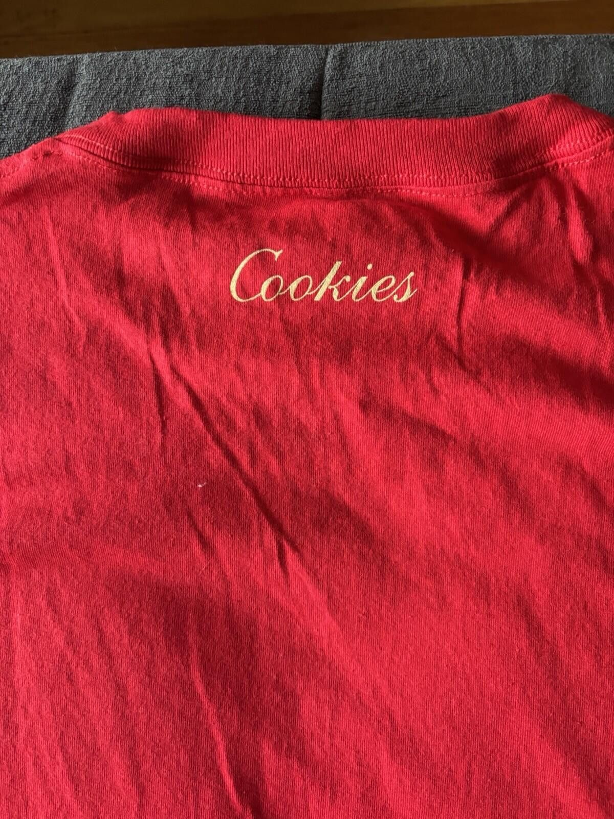 Cookies Cookies Red Long Sleeve Tee NWT Size US XXL / EU 58 / 5 - 6 Thumbnail