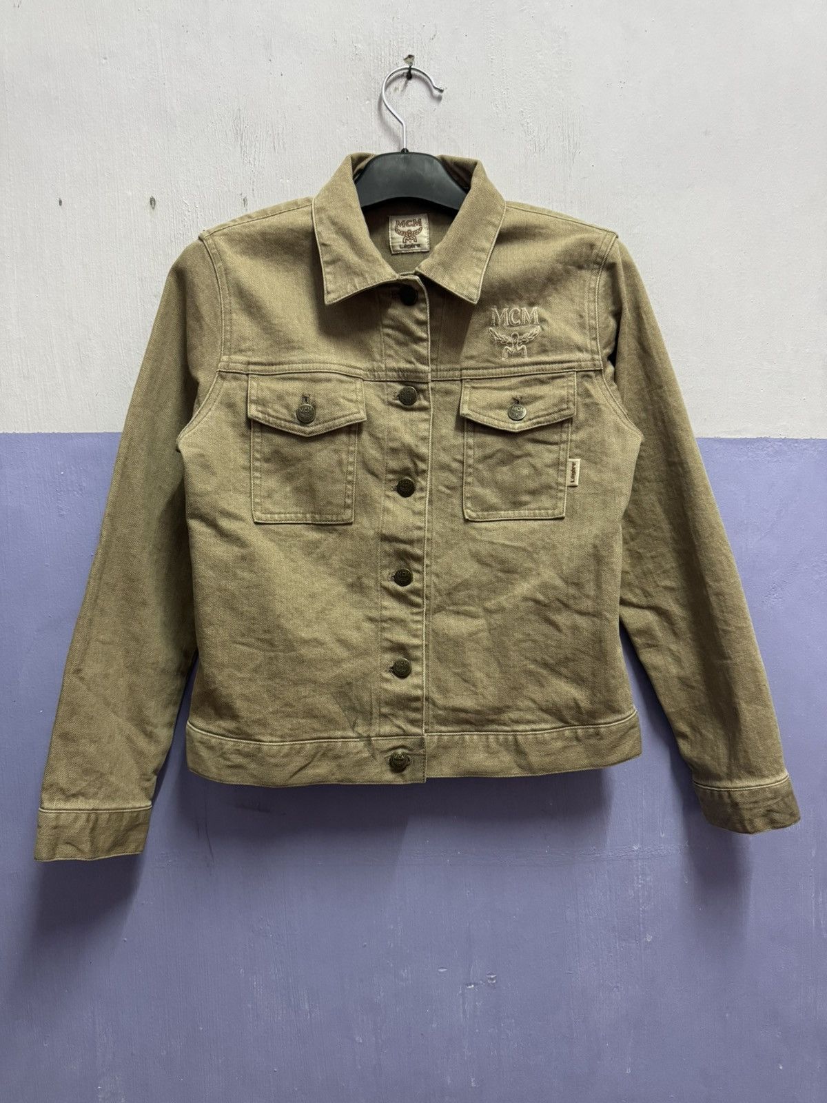 MCM Vintage 90’s MCM Denim Jacket Size US M / EU 48-50 / 2 - 2 Thumbnail