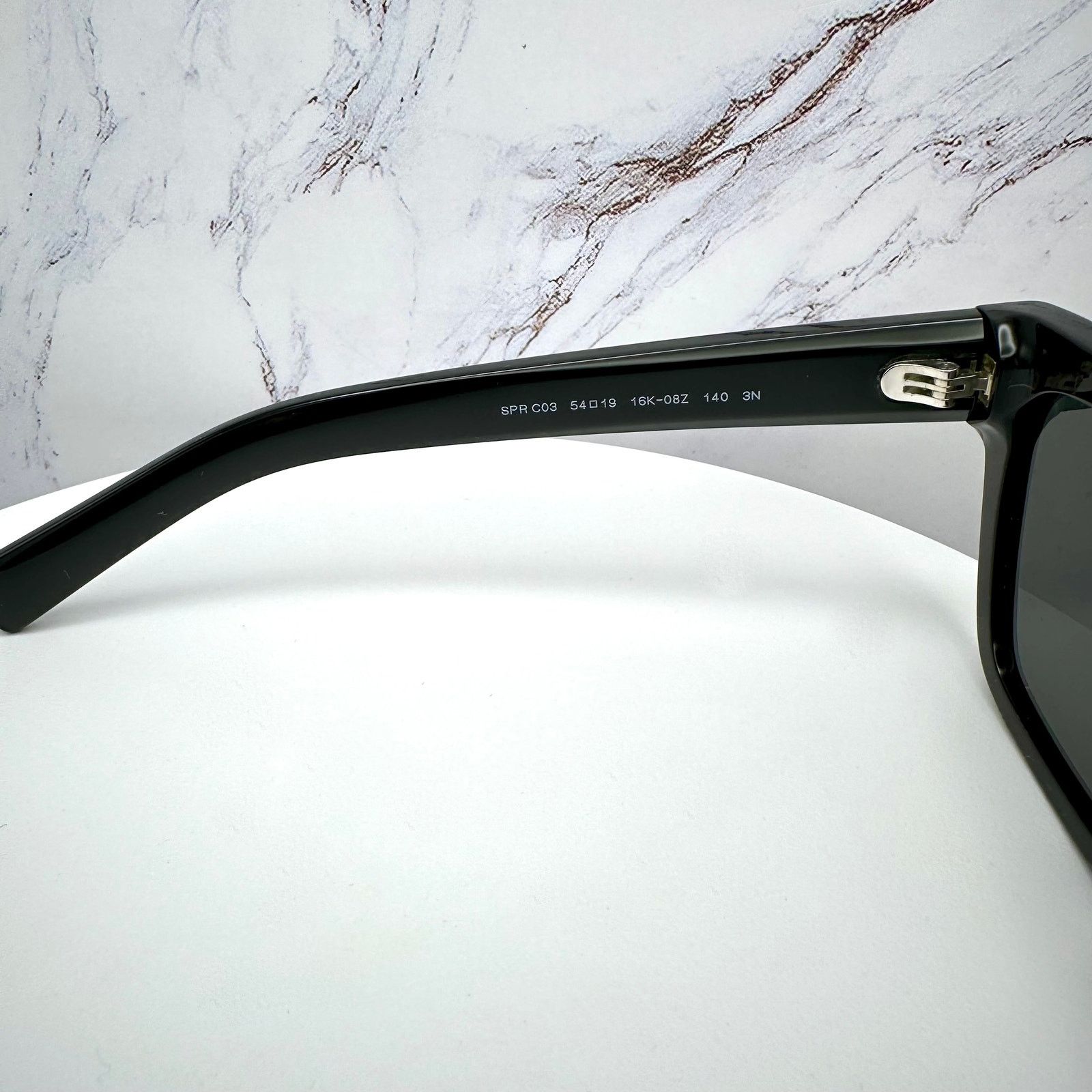 Prada NEW PRADA Sunglasses Black Square Rectangle w/ Box & Case Size ONE SIZE - 7 Thumbnail