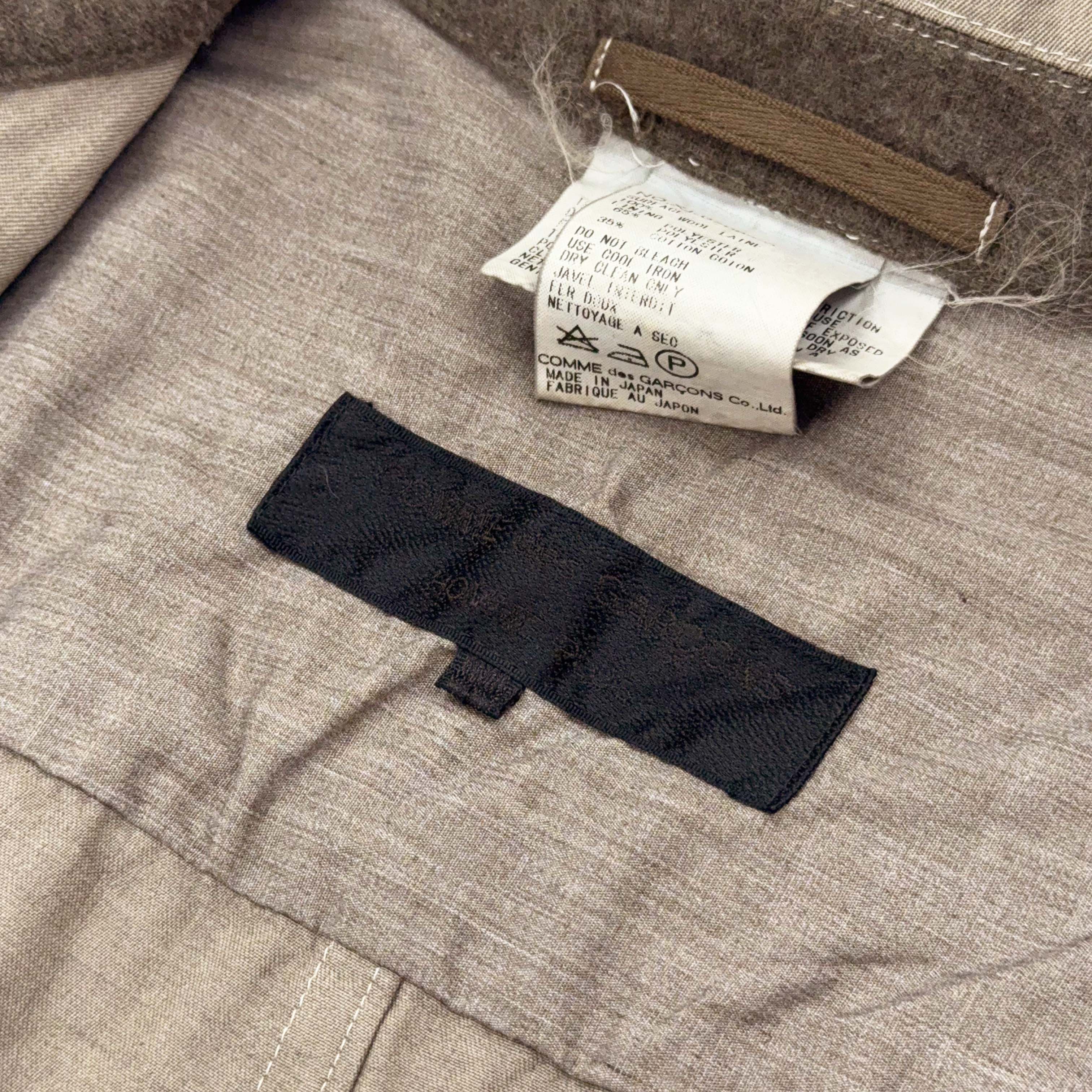Comme des Garcons Homme Plus SS99 Reversible Belted Wool Jacket Size US M / EU 48-50 / 2 - 4 Thumbnail