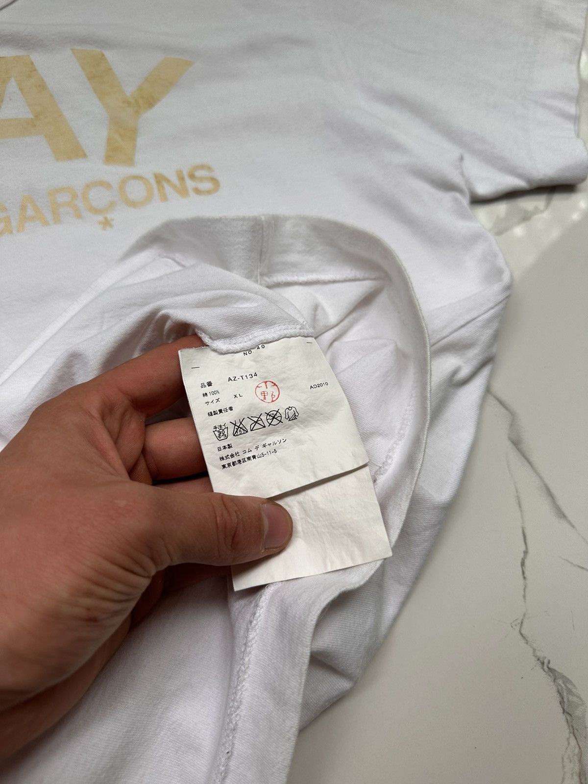 Comme des Garcons × Vintage CDG VINTAGE BIG LOGO STREETWEAR LUXURY T-SHIRT Size US M / EU 48-50 / 2 - 5 Thumbnail