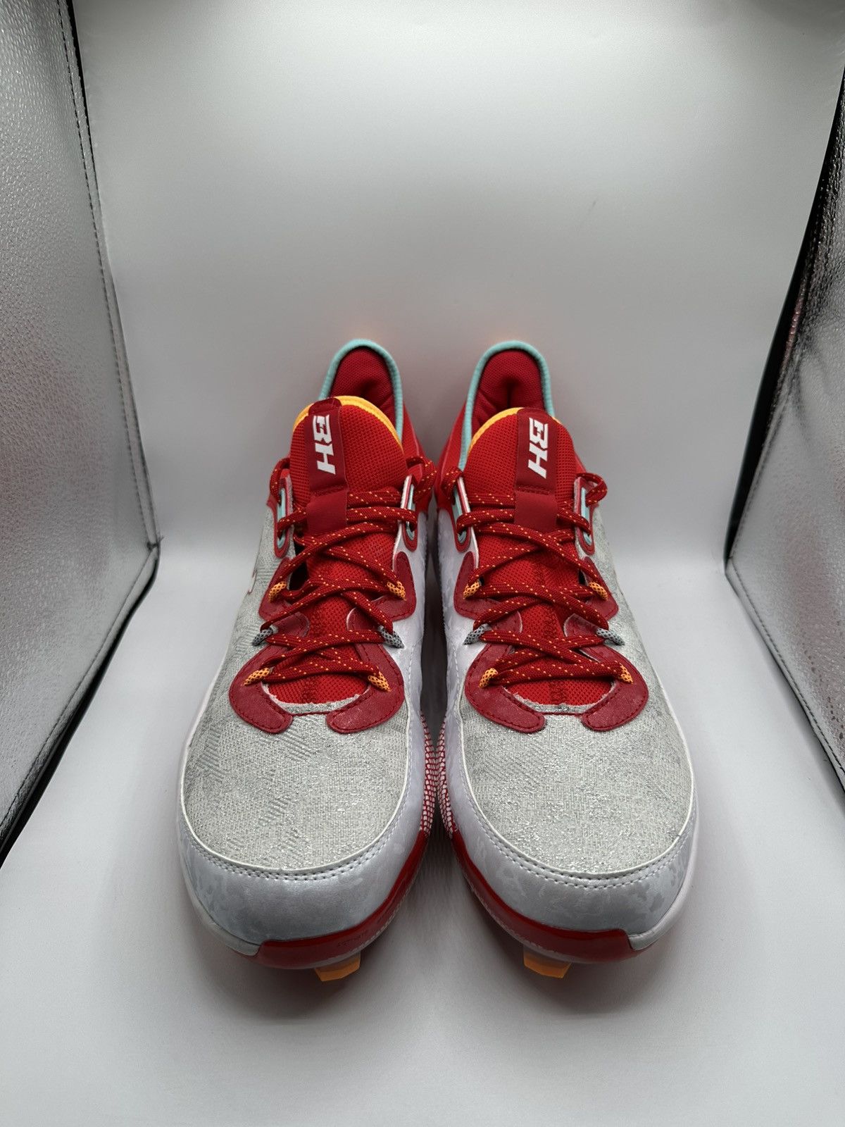 Under Armour Under Amour Harper 8 Elite TPU “White Red” size 11.5 Size US 11.5 / EU 44-45 - 2 Thumbnail