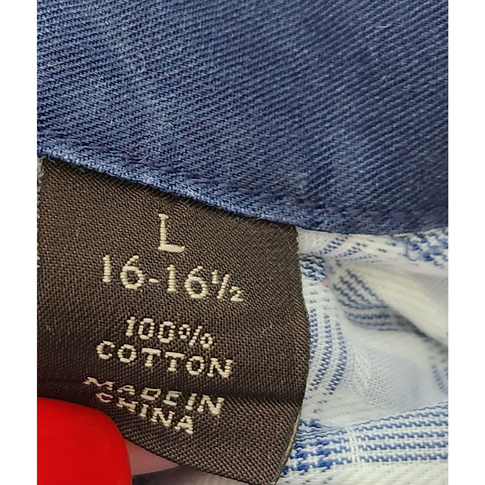 Tasso Elba Tasso Elba Blue White Plaid Button Long Sleeve Shirt 16 16.5 Size US XL / EU 56 / 4 - 6 Thumbnail