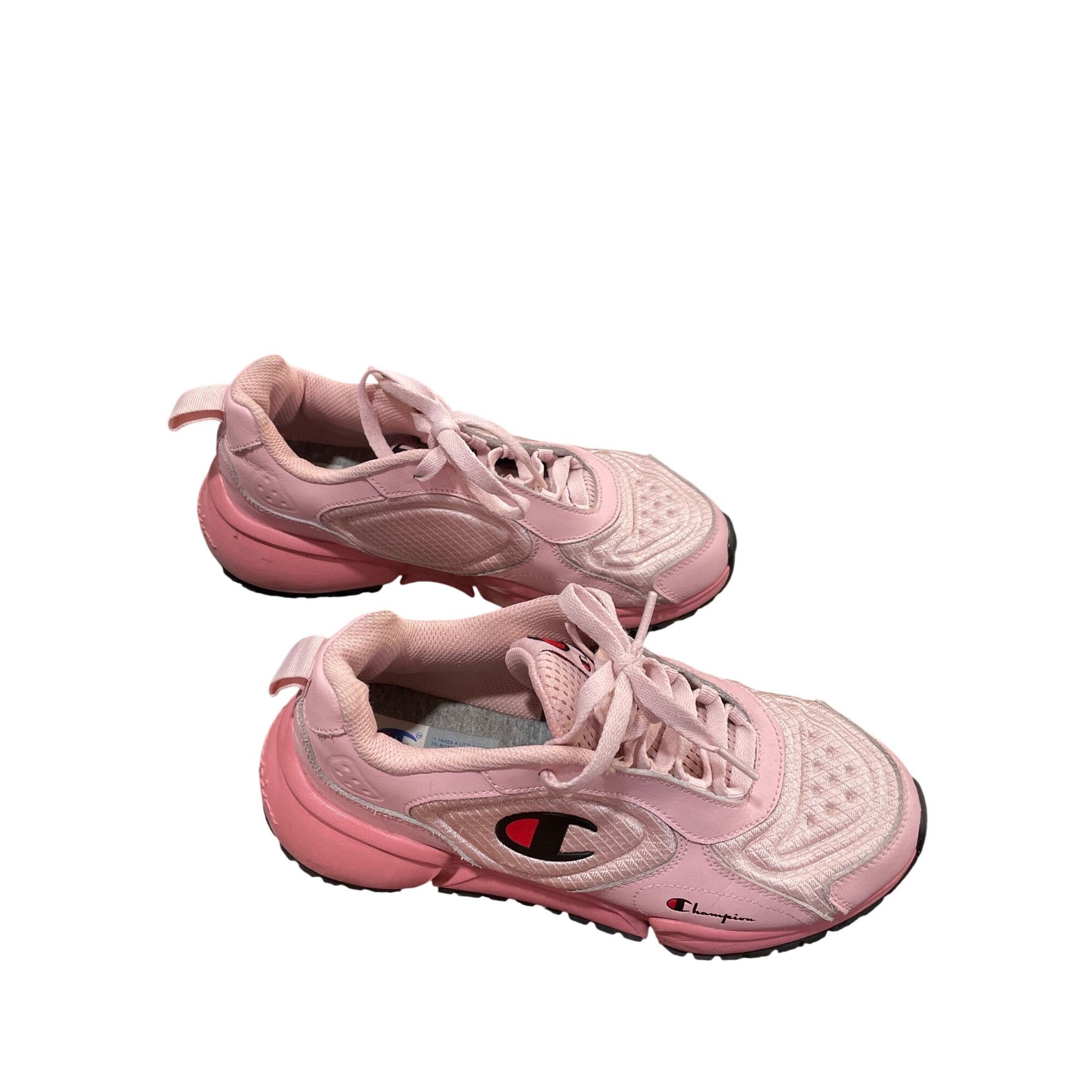 Champion Champion Flex 21 wms pink leather low top athletic sneakers Size US 8.5 / IT 38.5 - 3 Thumbnail