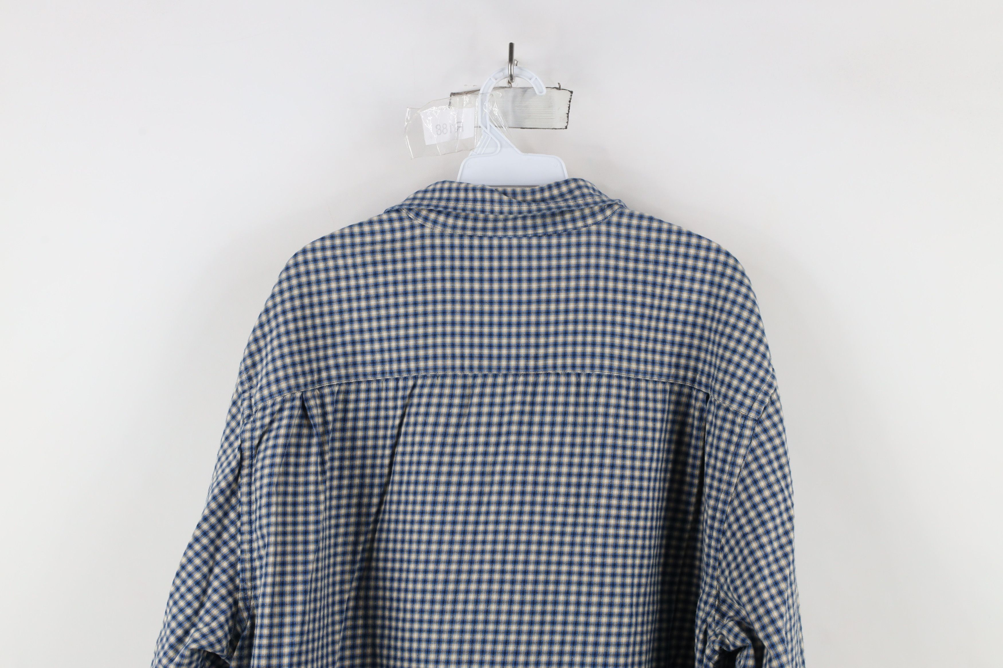 Nautica × Vintage Vintage 90s Nautica Flannel Collared Button Shirt Plaid Size US XL / EU 56 / 4 - 12 Thumbnail
