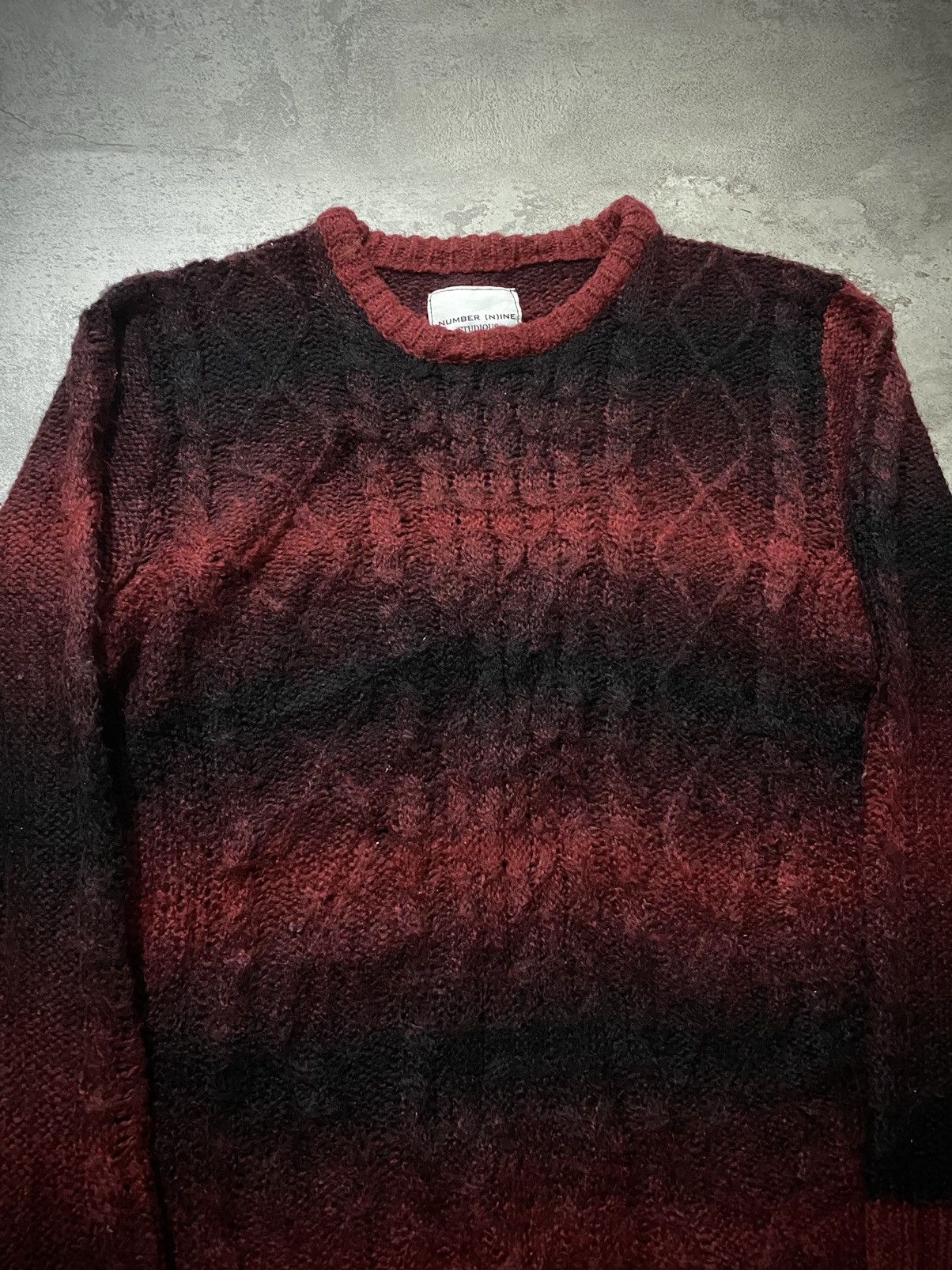 Number (N)ine Number (N)ine Studious "Kurt cobain style" knitwear Size US L / EU 52-54 / 3 - 2 Thumbnail