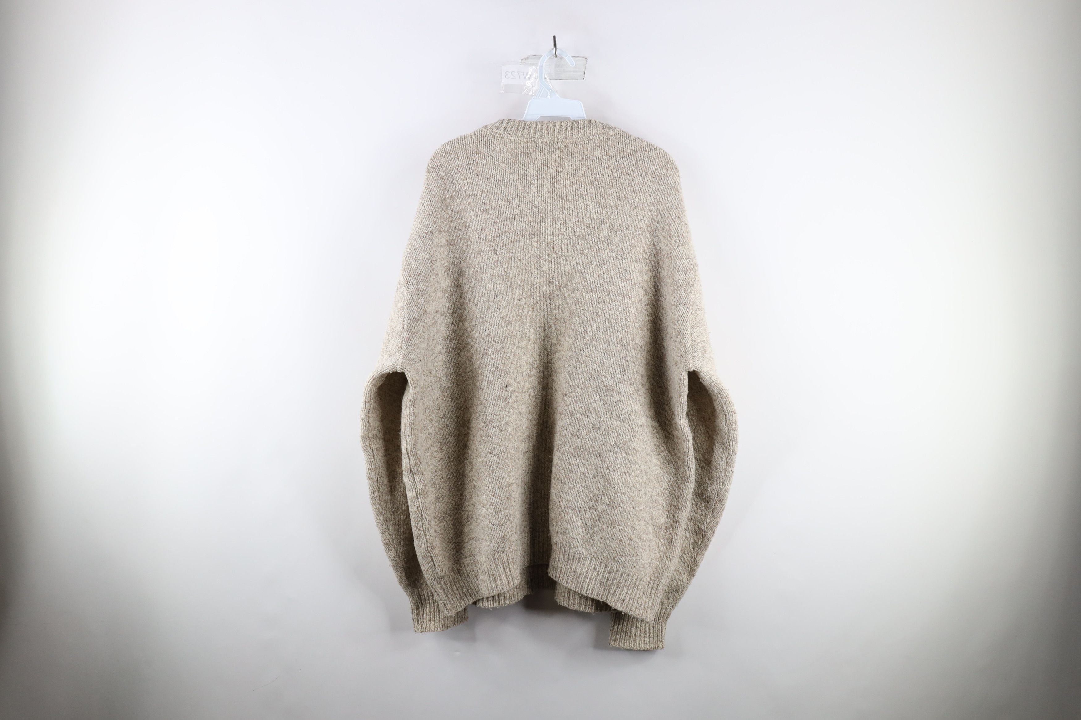 L.L. Bean × Vintage Vintage 70s LL Bean Blend Knit Crewneck Sweater Beige USA Size US XL / EU 56 / 4 - 6 Thumbnail