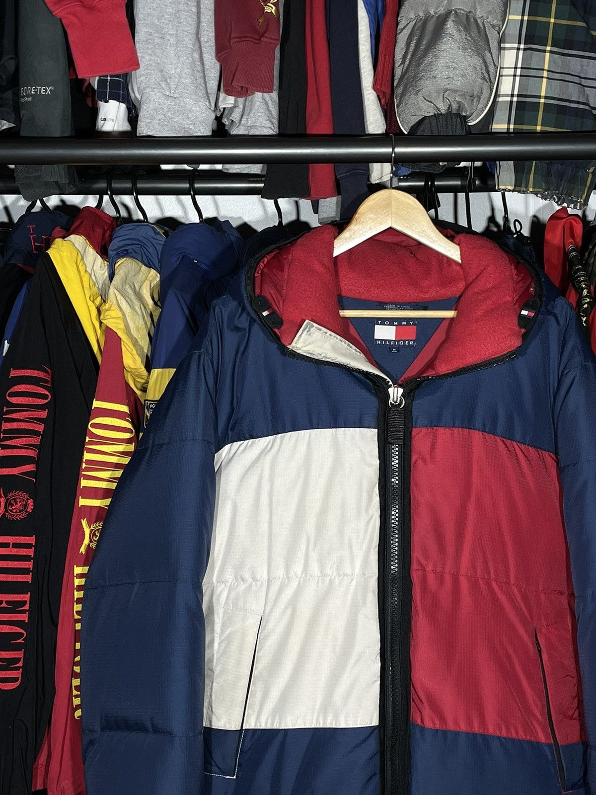 Tommy Hilfiger × Vintage Puffer Tommy Hilfiger Big Logo Flag Vintage 90’s Collection Size US L / EU 52-54 / 3 - 18 Thumbnail