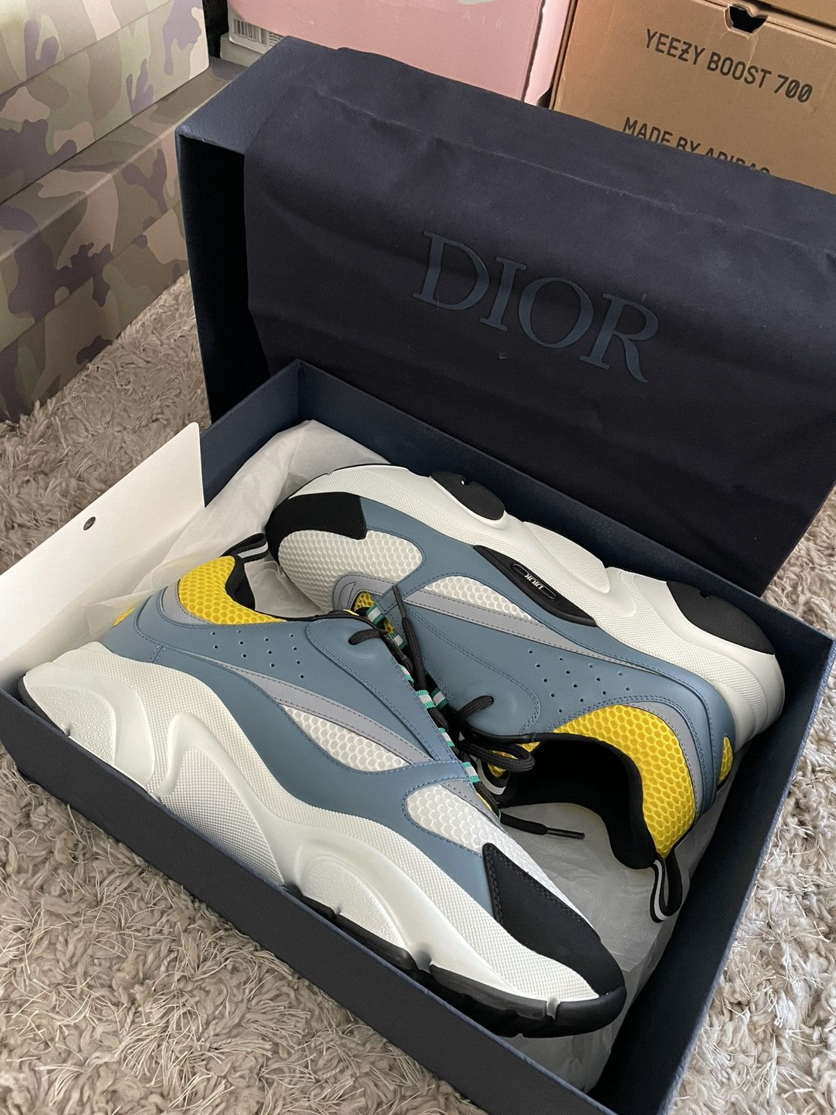 Dior Dior B22 Blue Yellow Size US 11 / EU 44 - 14 Thumbnail