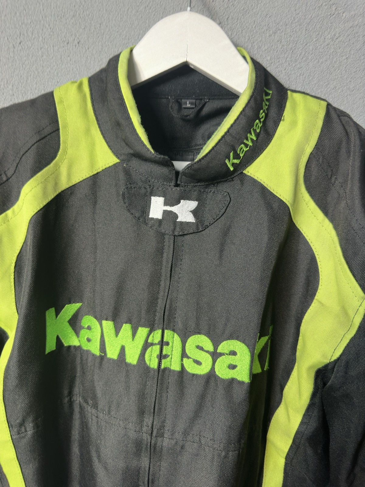 NASCAR × Vintage Kawasaki Racing Jacket Size US L / EU 52-54 / 3 - 4 Thumbnail
