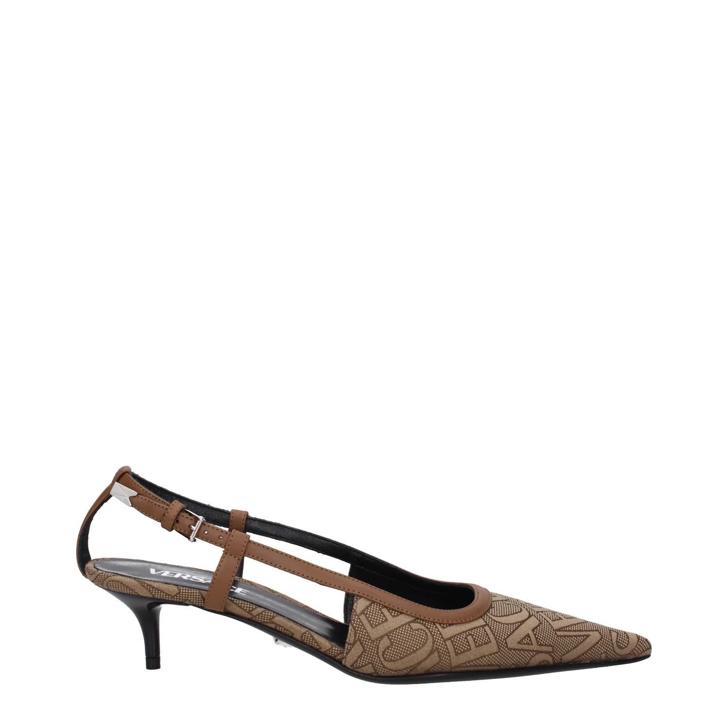 Versace ob1o1e0125 Fabric Sandals in Beige Brown Size US 6.5 / IT 36.5 - 1 Thumbnail