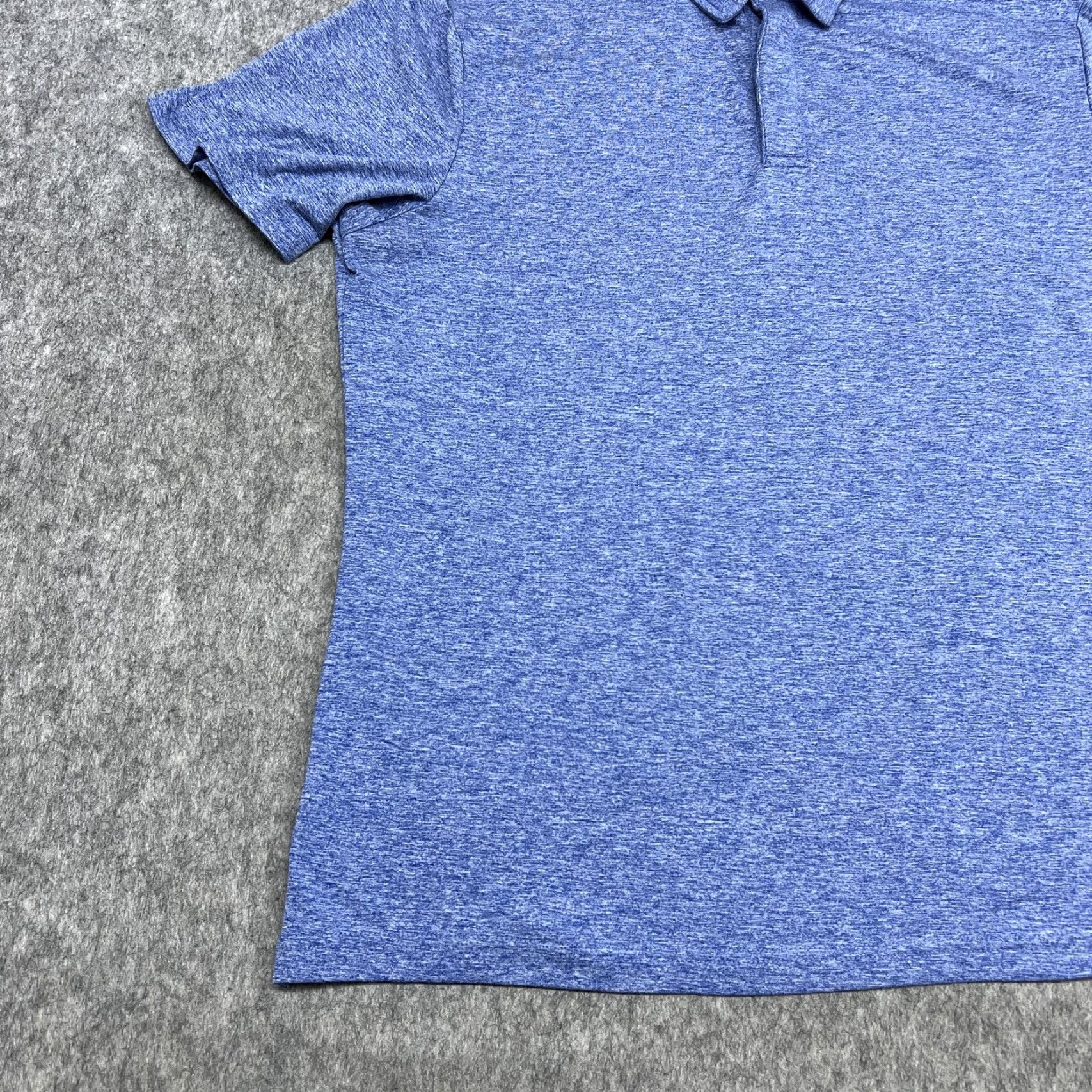 Vintage 01.ALGO Polo Shirt Mens L Blue Quick Dry UV SPF 40 Golf Performance Polo Shirt Size US L / EU 52-54 / 3 - 7 Thumbnail