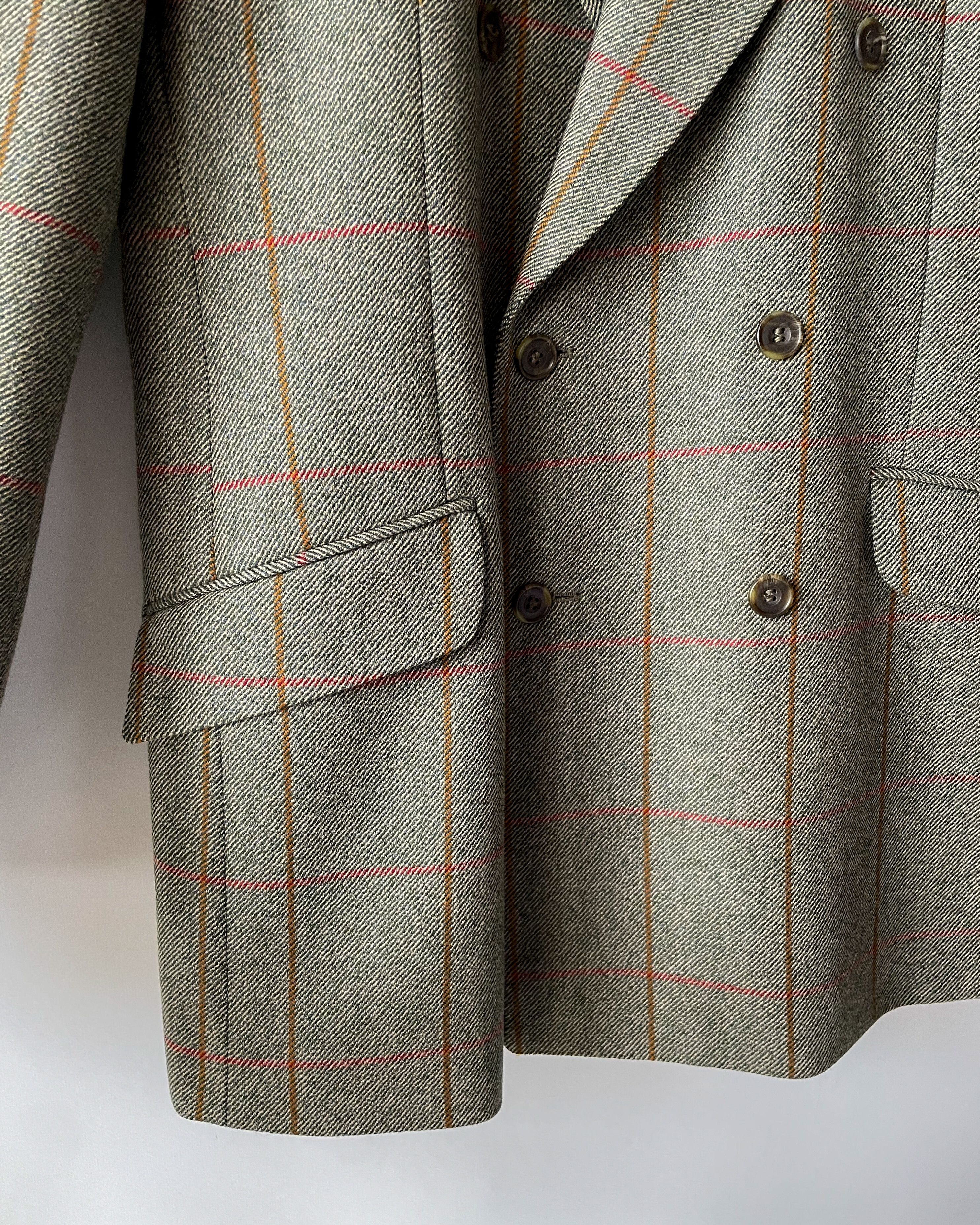 Crombie Vintage Crombie Wool Double Breasted Suit Size 42R - 4 Thumbnail