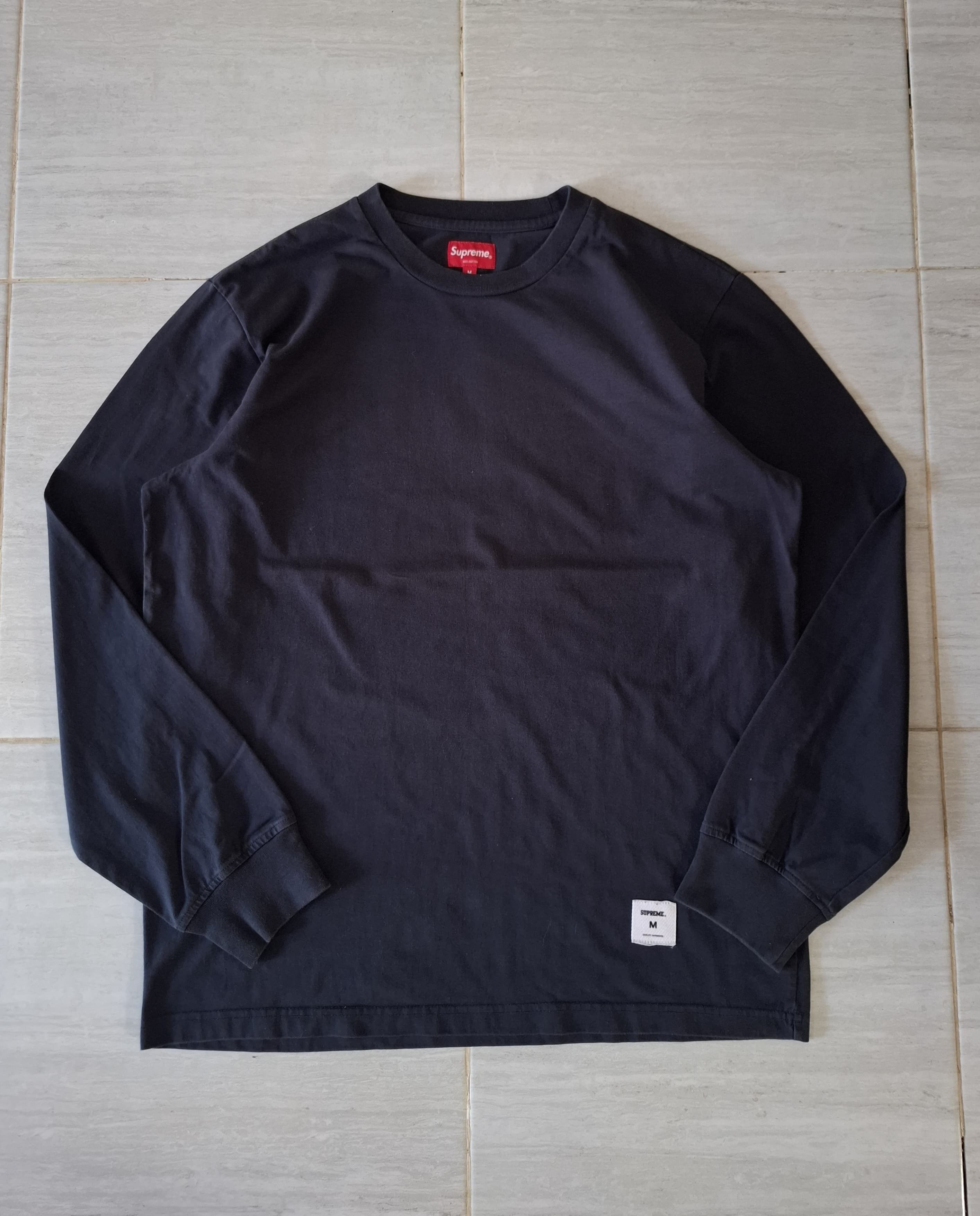 Supreme Supreme long Sleeve shirt blue navy Size US M / EU 48-50 / 2 - 3 Thumbnail