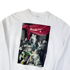 NWT OFF-WHITE C/O VIRGIL ABLOH Black Peace Worldwide T-Shirt Size XS $320