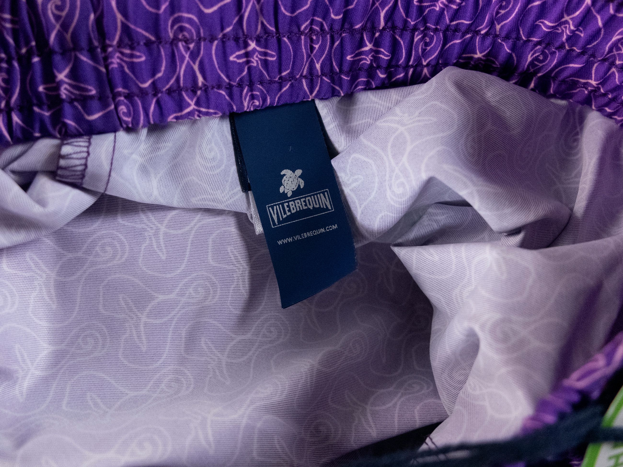 Vilebrequin VILEBREQUIN Fiona purple abstract print swim shorts Medium Size 32" / US 10 / IT 46 - 9 Thumbnail