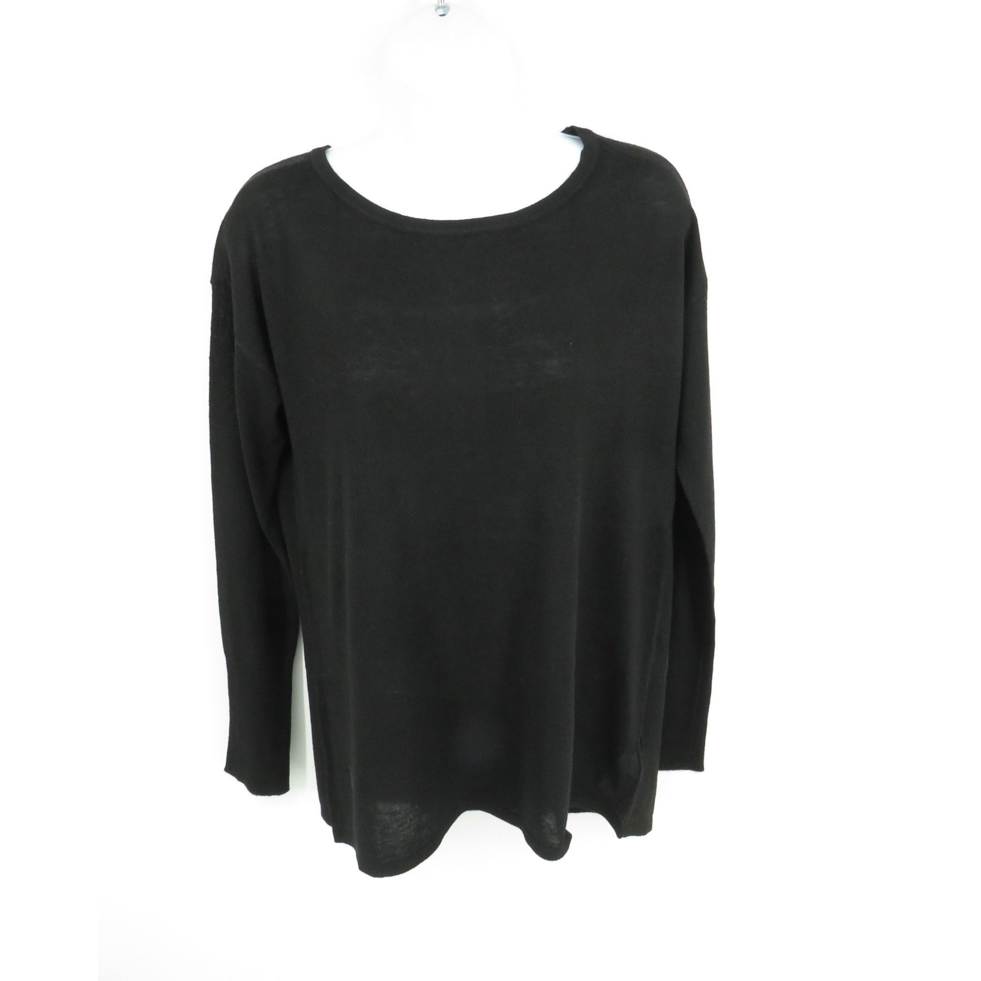 NYDJ NYDJ Women's Black Button Back Boat Neck Sweater XXS NWT $99 Size XXS / US 00 / IT 34 - 1 Thumbnail