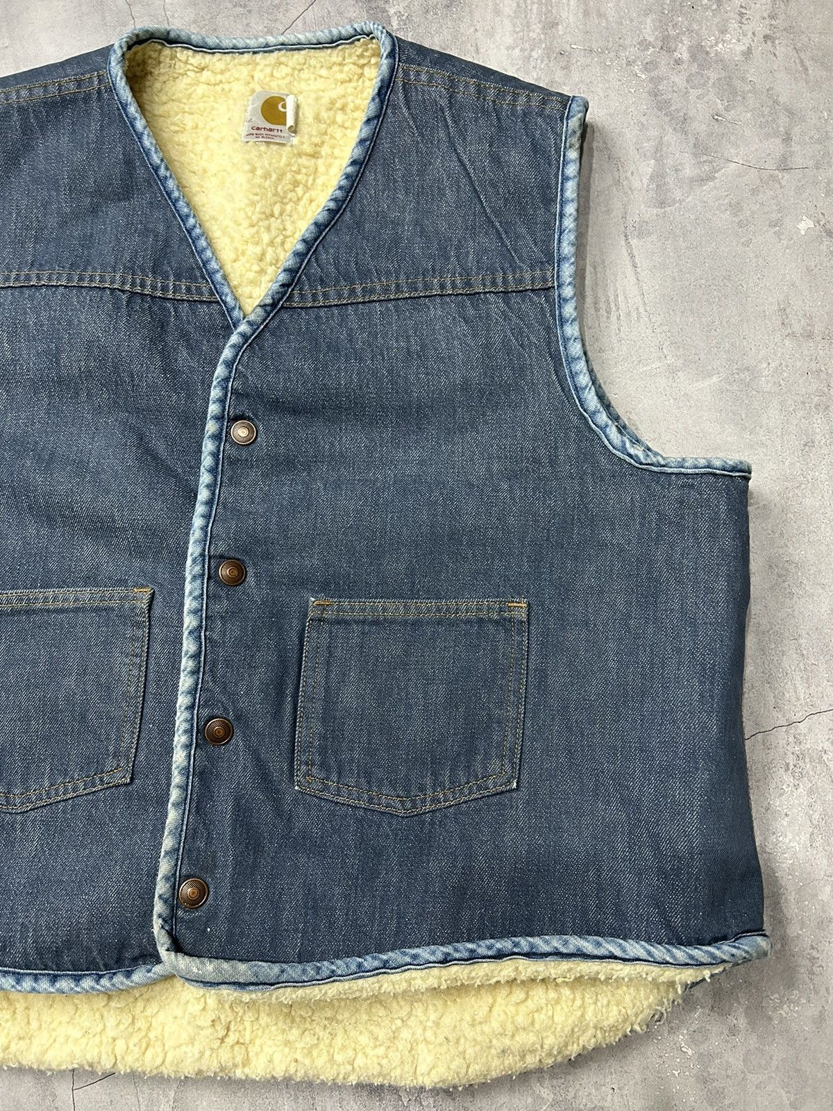 Carhartt × Carhartt Wip × Vintage Vintage Carhartt vest Size US XL / EU 56 / 4 - 2 Thumbnail