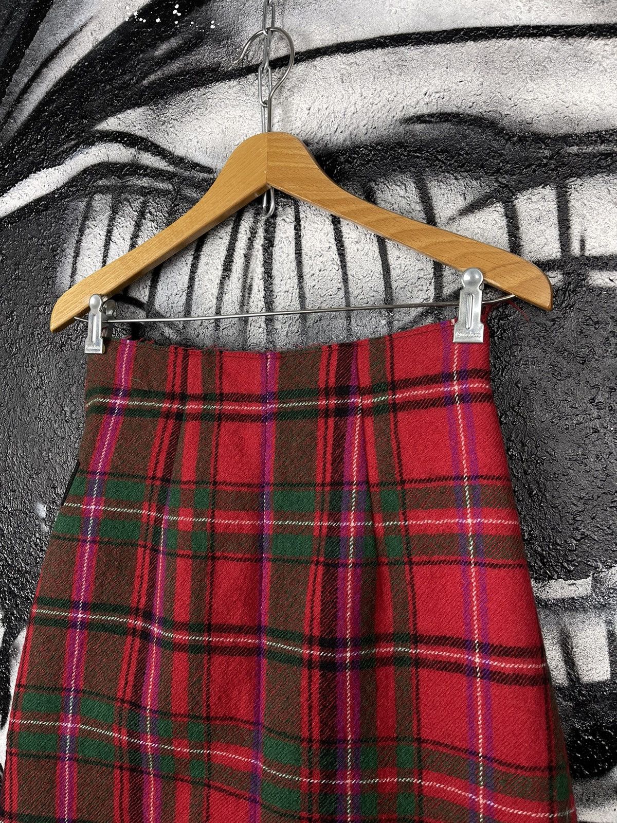Moncler Moncler Genius 1952 Gonna Plaid Virgin Wool Wrapped Skirts Size 27" / US 4 / IT 40 - 10 Thumbnail