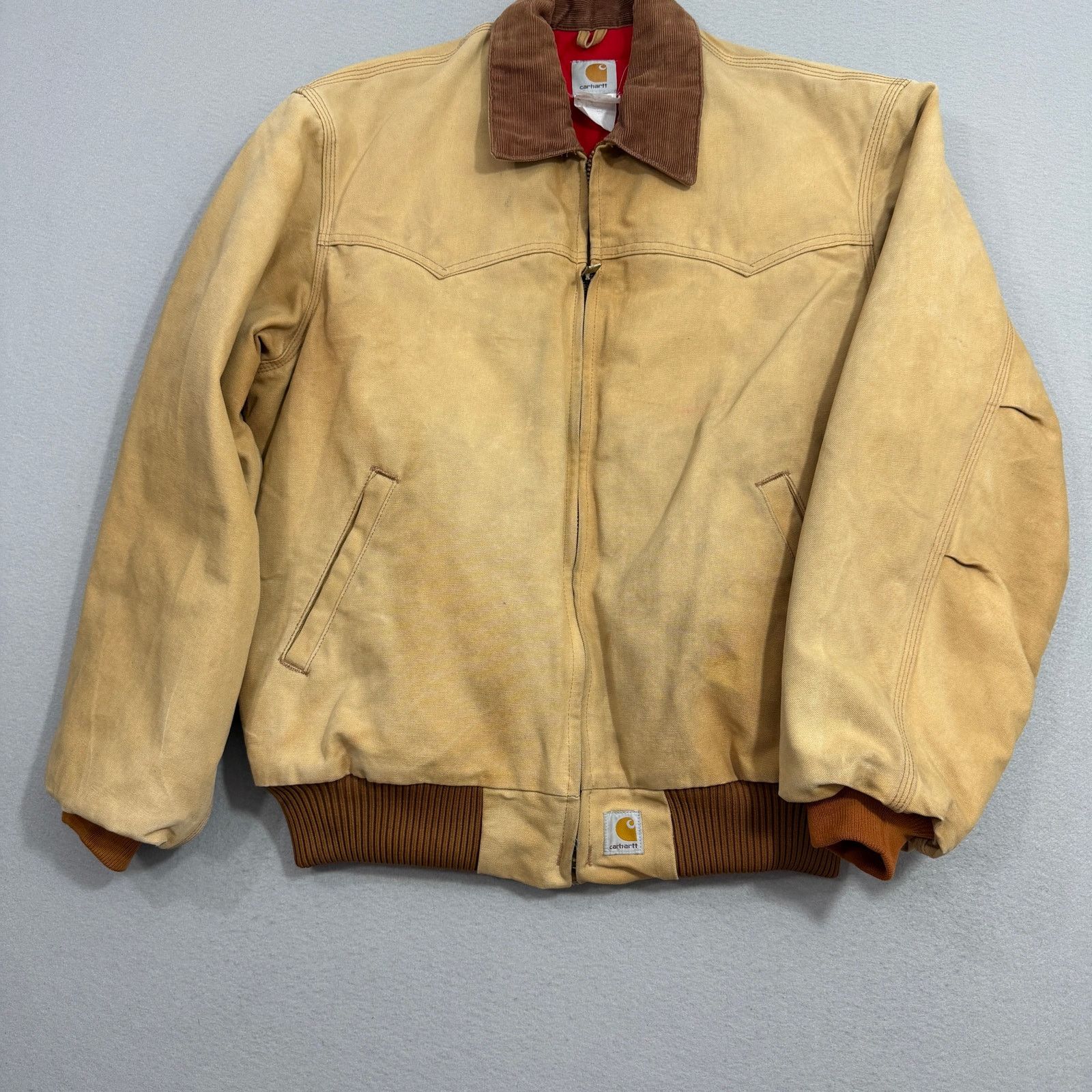 Carhartt Vintage Carhartt SANTA FE Jacket Extra Large Duck Red Quilt Size US XL / EU 56 / 4 - 2 Thumbnail