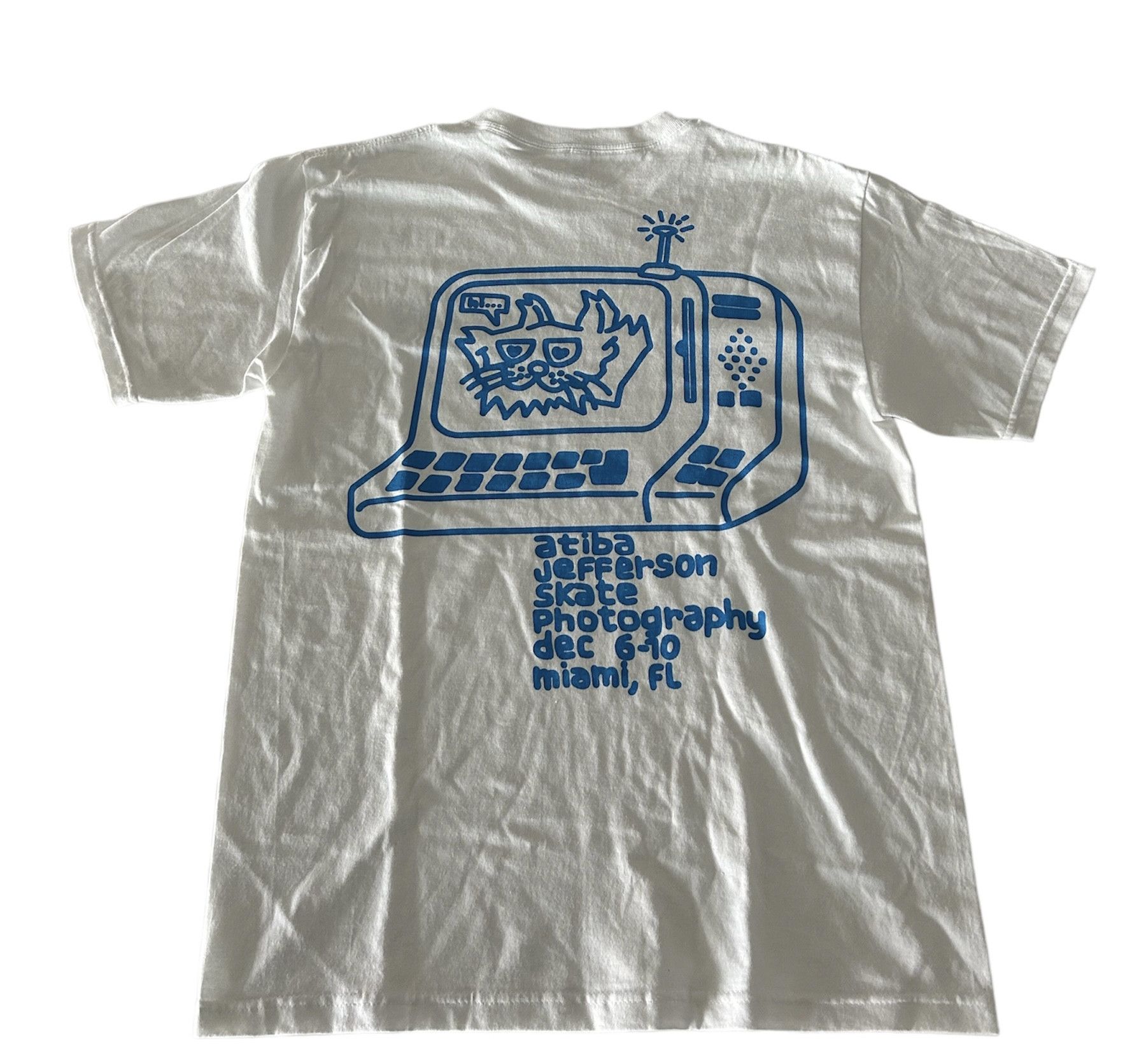 image of Arch X Atiba Jefferson Art Basel Tee in White, Men's (Size Medium)