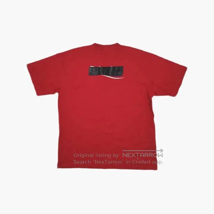 Balenciaga Balenciaga Red Logo Short Sleeve T. Size US XL / EU 56 / 4 - 3 Thumbnail