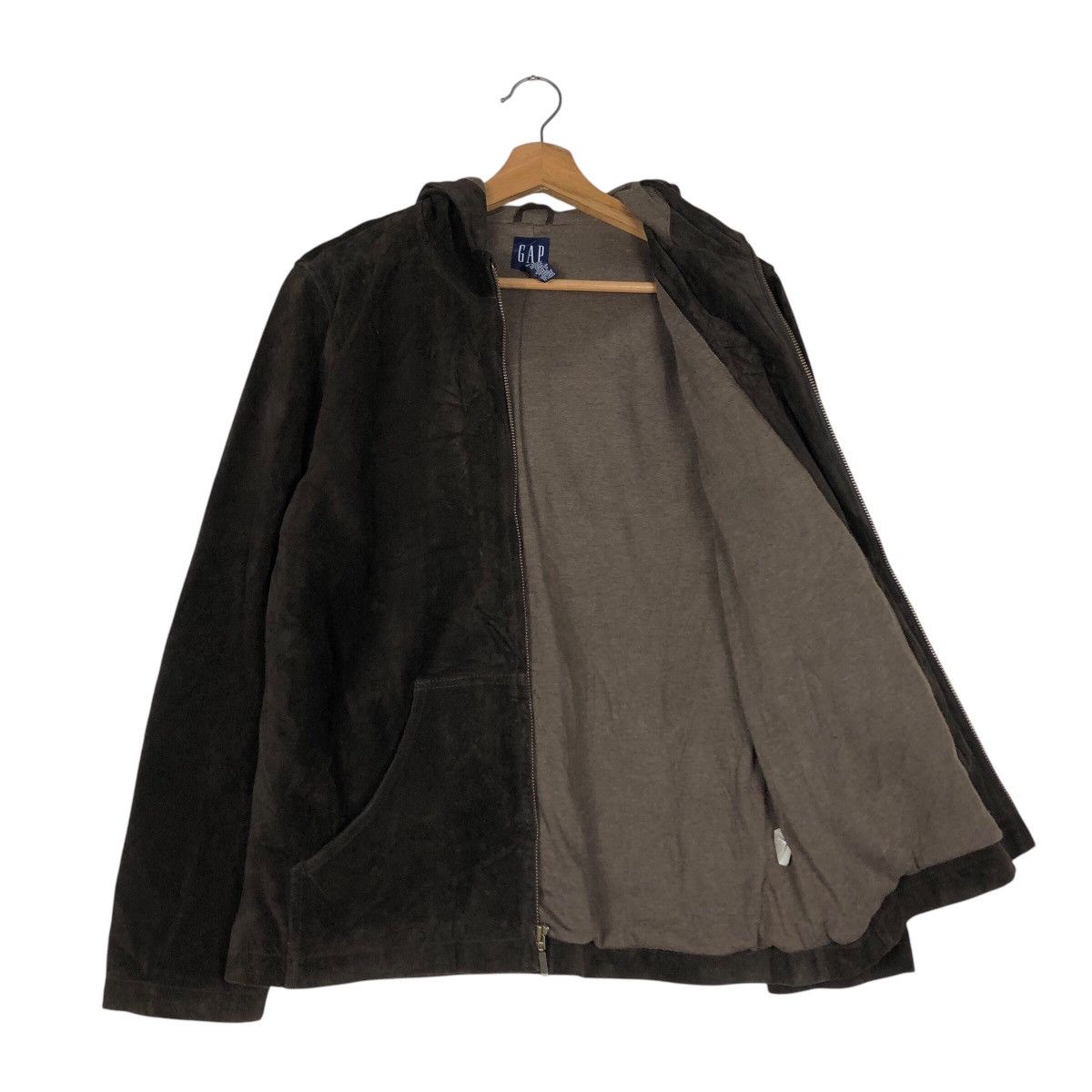 Japanese Brand 📌Vintage Genuine Leather Bomber Jacket Gap Size US M / EU 48-50 / 2 - 13 Thumbnail