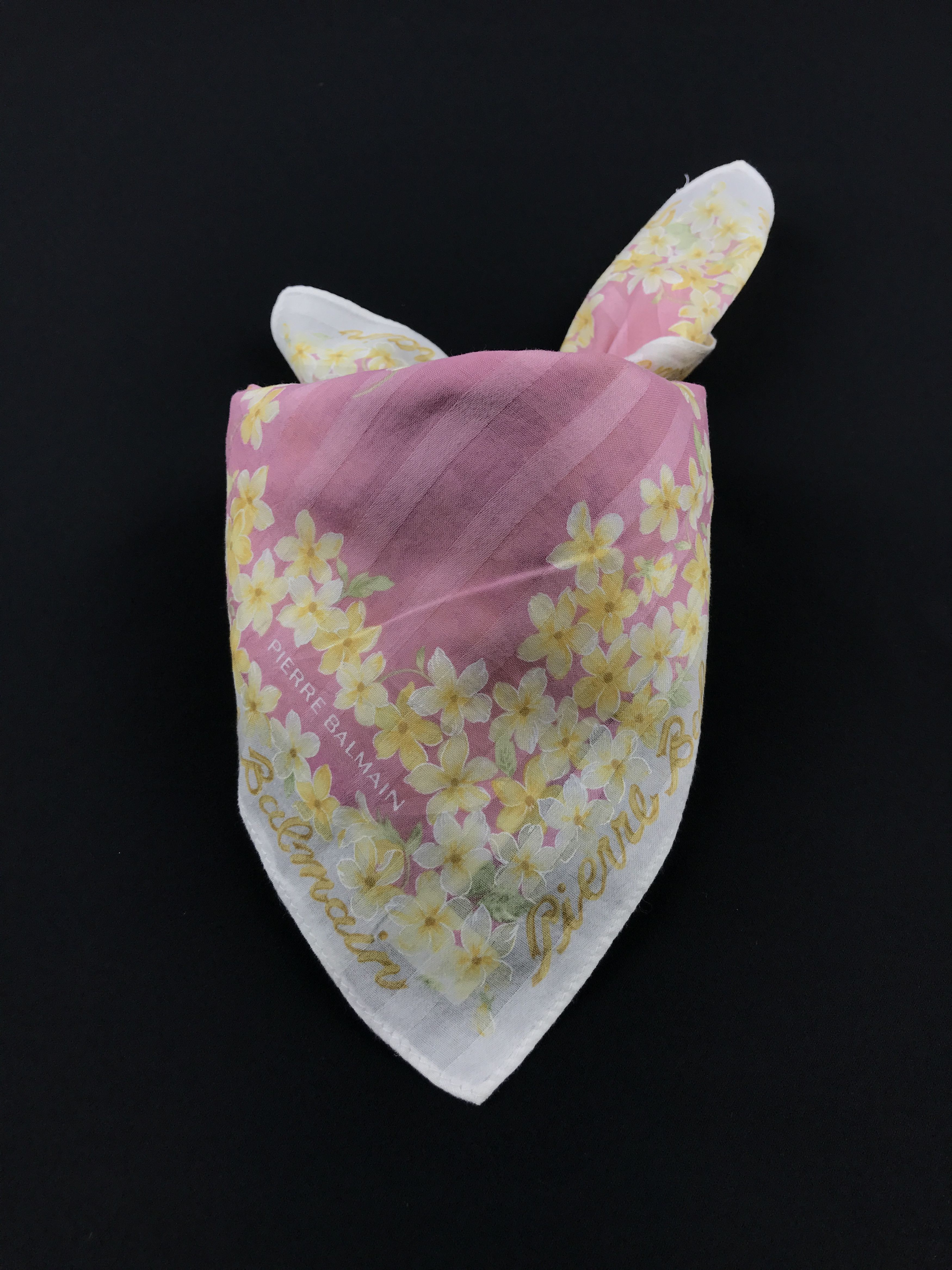 Designer × Pierre Balmain × Vintage Vintage Pierre Balmain Bandana Neckerchief Handkerchief Size ONE SIZE - 3 Thumbnail