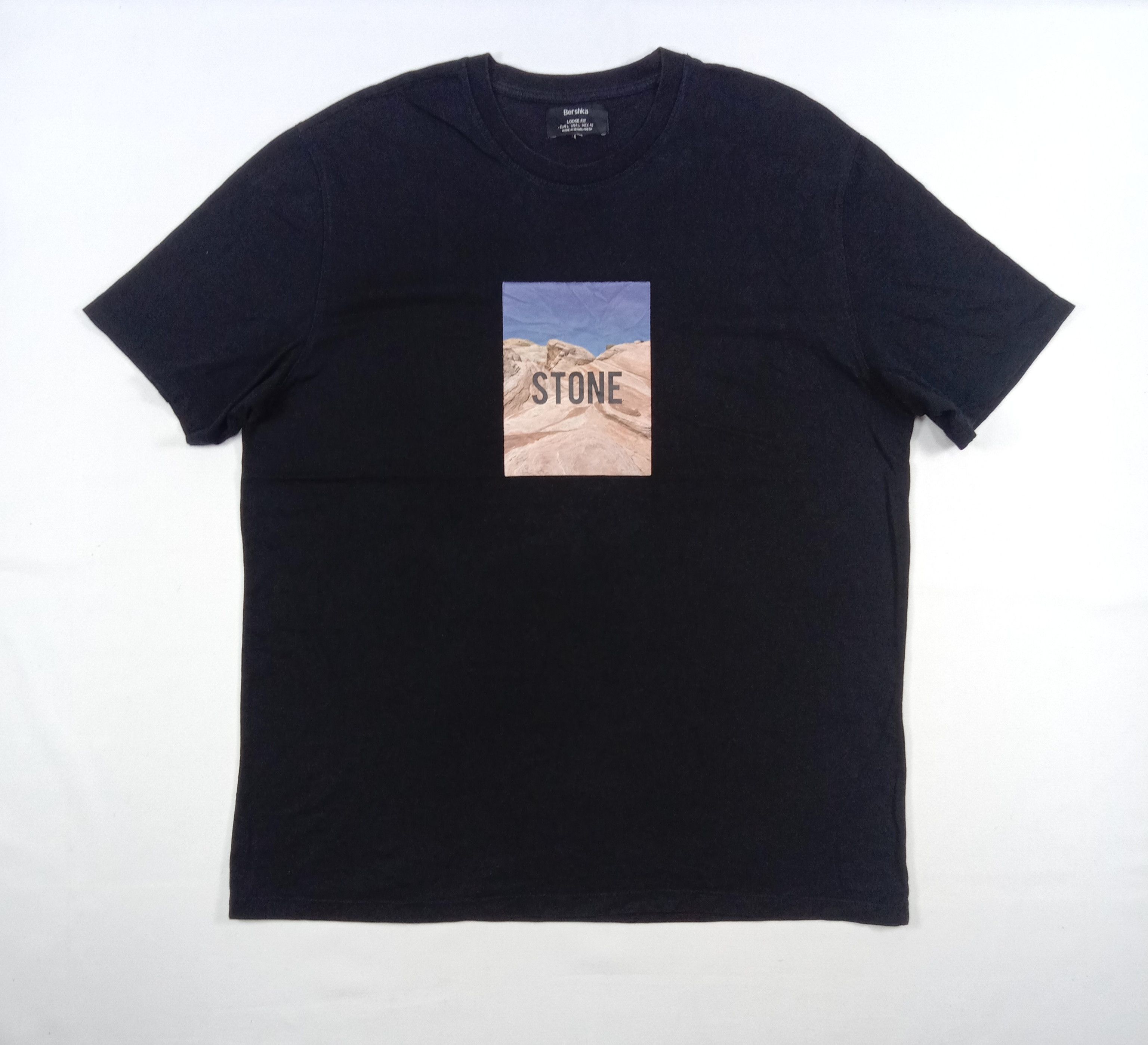 Bershka Bershka Stone T Shirt Size US L / EU 52-54 / 3 - 1 Thumbnail