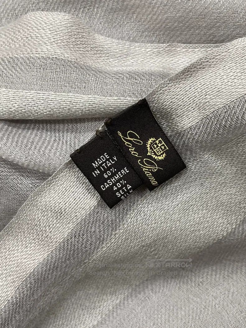Loro Piana Loro Piana Cashmere Scarf Size ONE SIZE - 4 Thumbnail