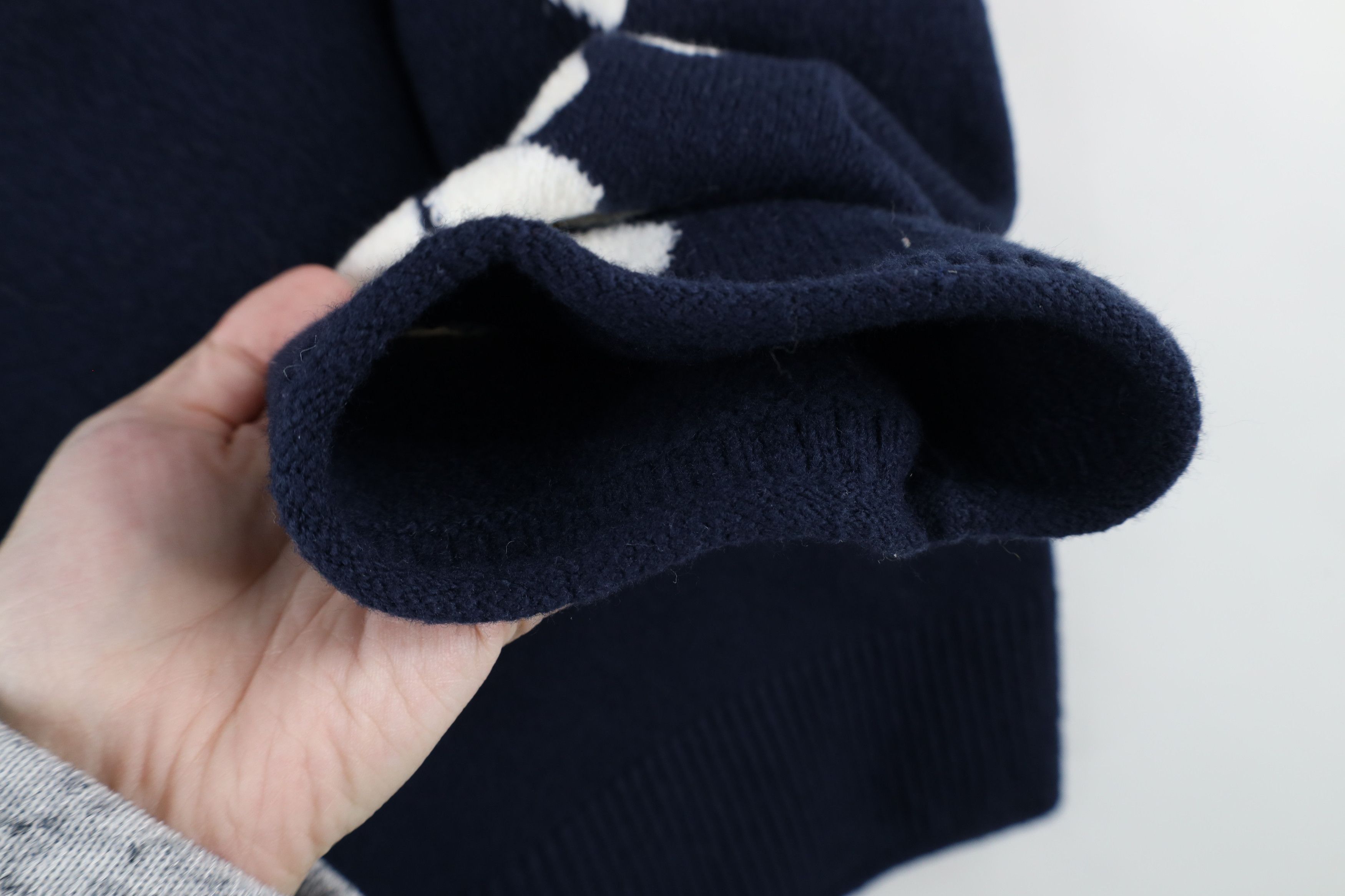 Madewell × Vintage Madewell Flower Sleeve Merino Wool Marled Knit Sweater Size M / US 6-8 / IT 42-44 - 6 Thumbnail