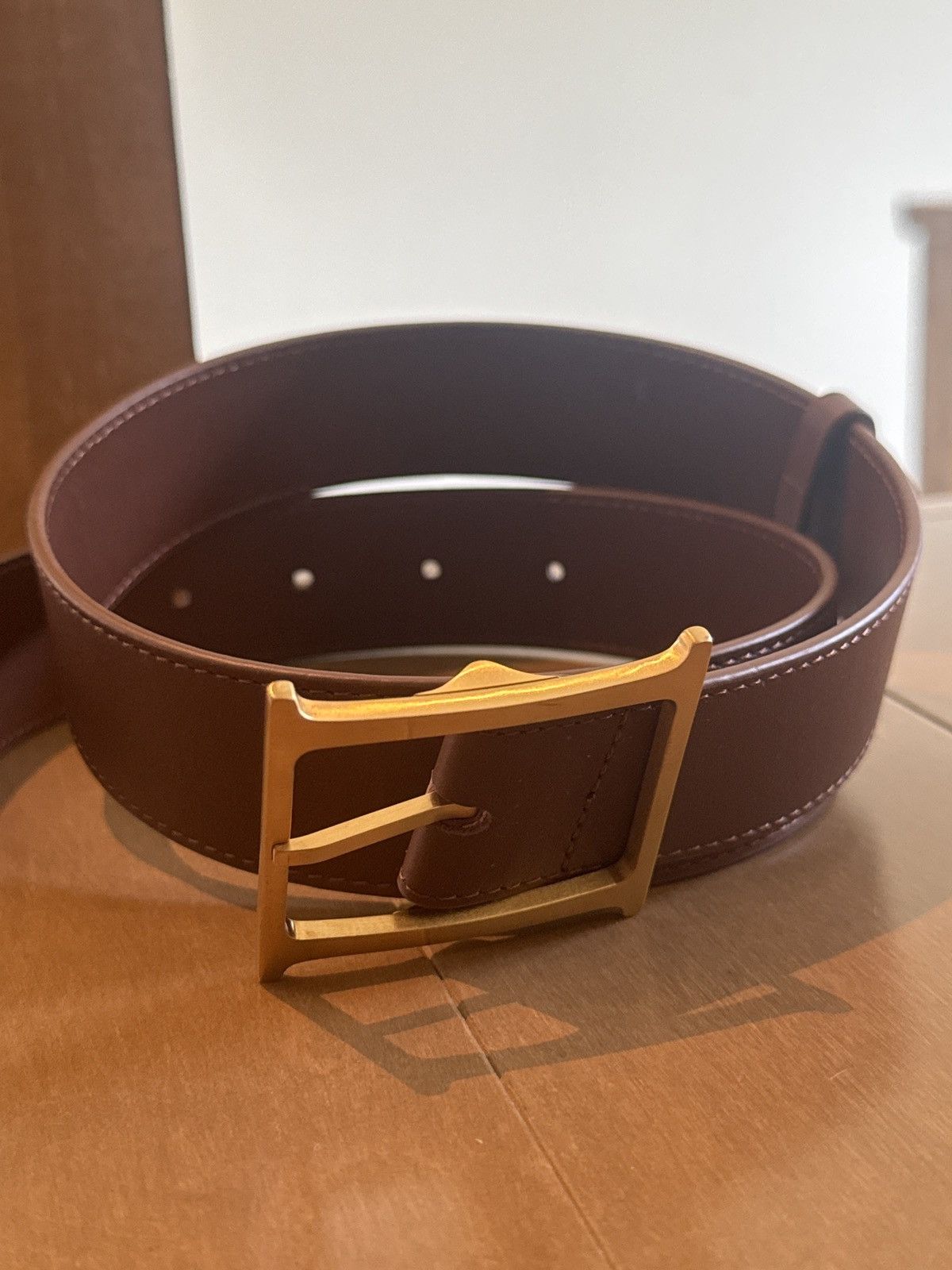 Helas Logo Belt in Brown Size ONE SIZE - 2 Thumbnail