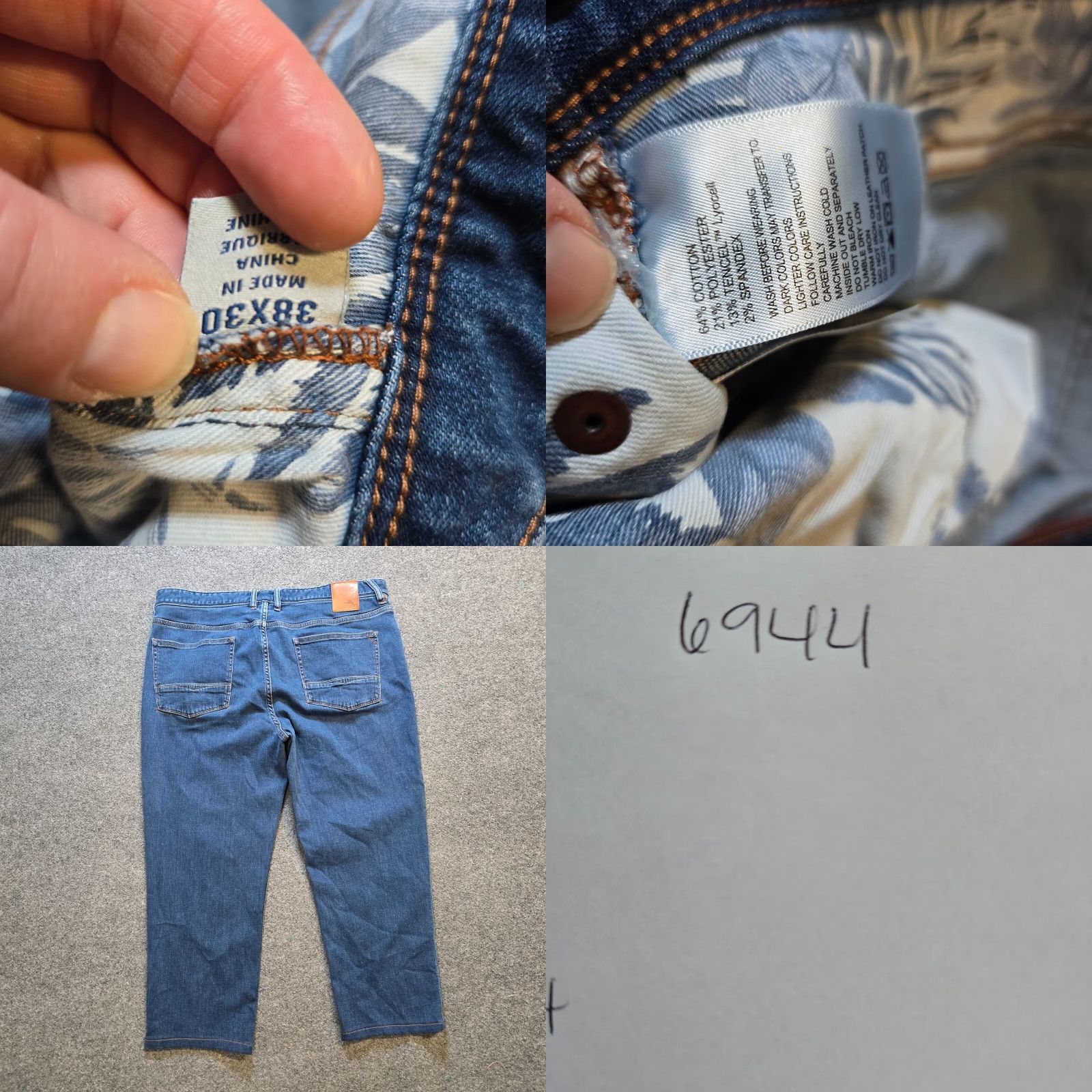 Tommy Bahama Tommy Bahama Jeans Mens 40X26 Blue Denim Straight Regular Rise 26 Inseam Medium Wash Casual Capsule Mens Jeans Size US 40 / EU 56 - 8 Thumbnail