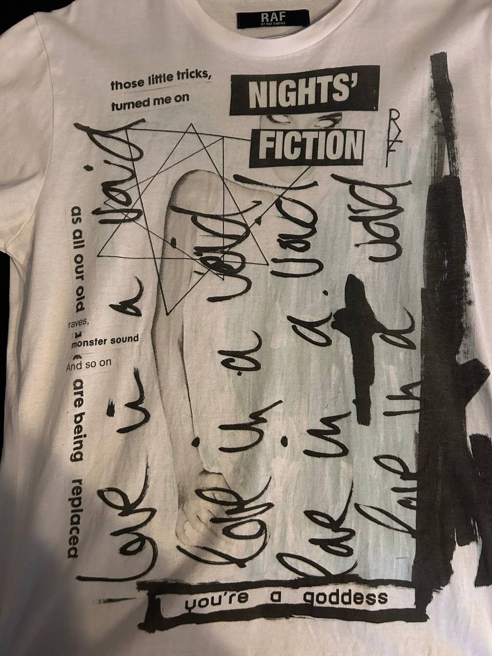 Raf by Raf Simons RAF by Raf Simons Nights' Fiction Tee Size US S / EU 44-46 / 1 - 2 Thumbnail