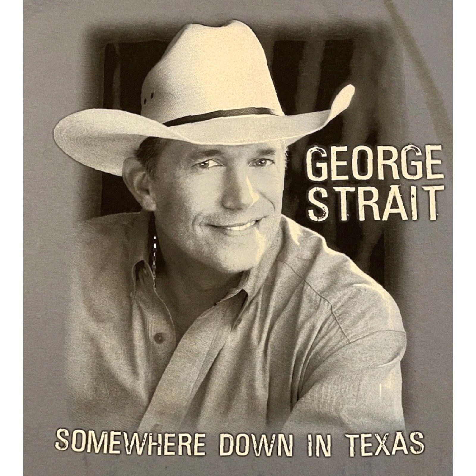 George VINTAGE George Strait Somewhere Down in Texas Faded Promo Shirt 2XLT-Shirt Men 2XL Blue Concert Texas Tour Rock 90s Boys? Size US XXL / EU 58 / 5 - 3 Thumbnail