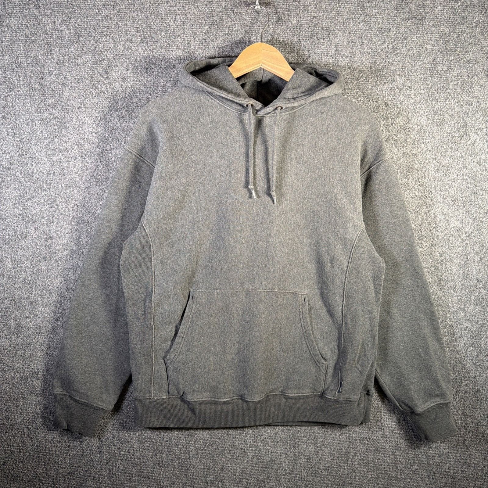 Gap Vintage GAP Hoodie 90s Athetlics Reverse Weave Blank Size US S / EU 44-46 / 1 - 1 Thumbnail