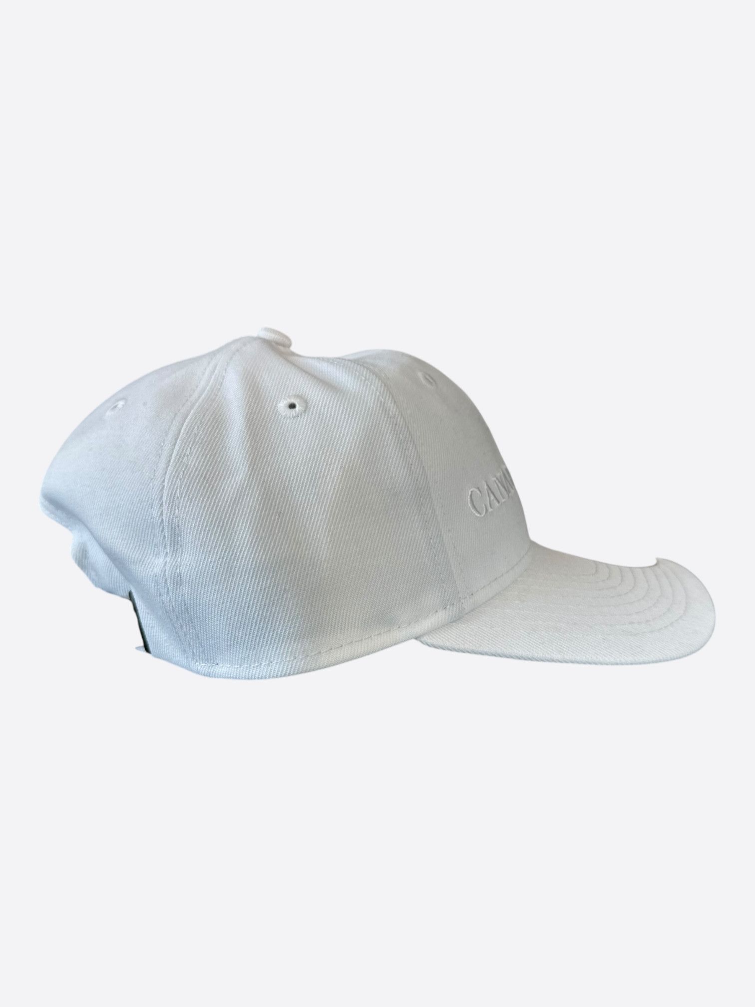 Canada Goose Canada Goose White Embroidered Logo Hat Size ONE SIZE - 2 Thumbnail