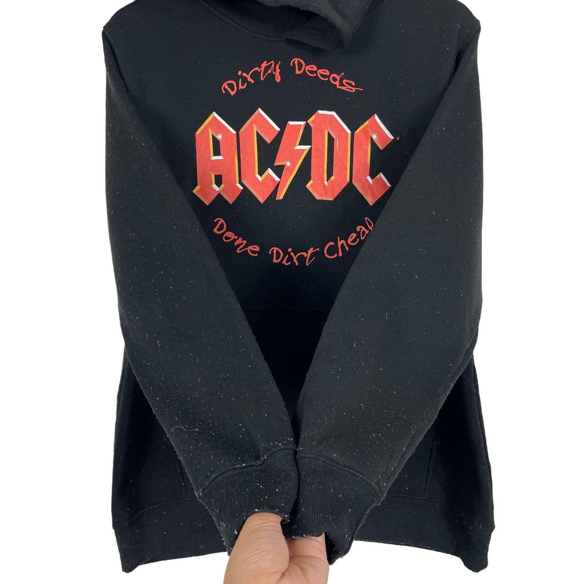 AC/DC × Band Tees 💥AC/DC COVER ALBUM PULLOVER HOODIE SWEATER Size US M / EU 48-50 / 2 - 6 Thumbnail